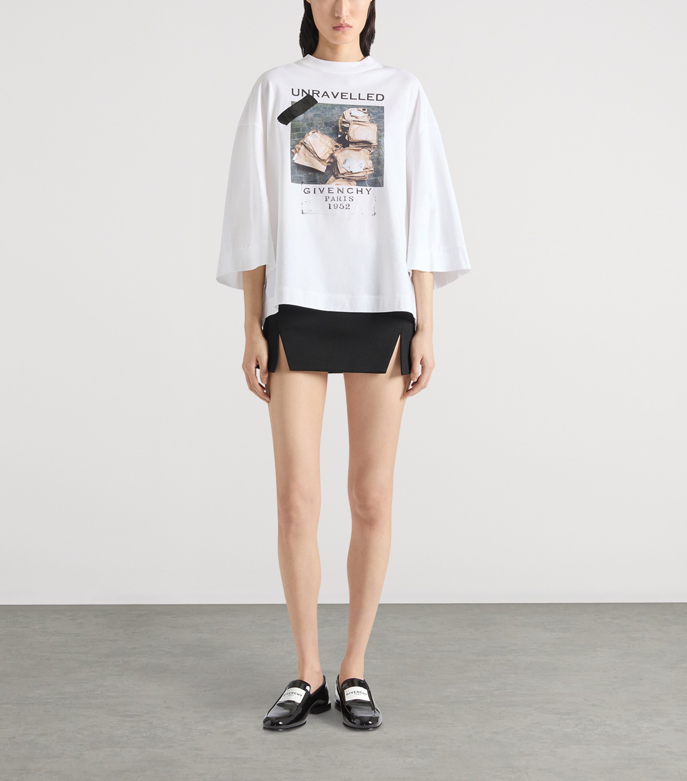 Archive Print T-Shirt WHITE Image 2