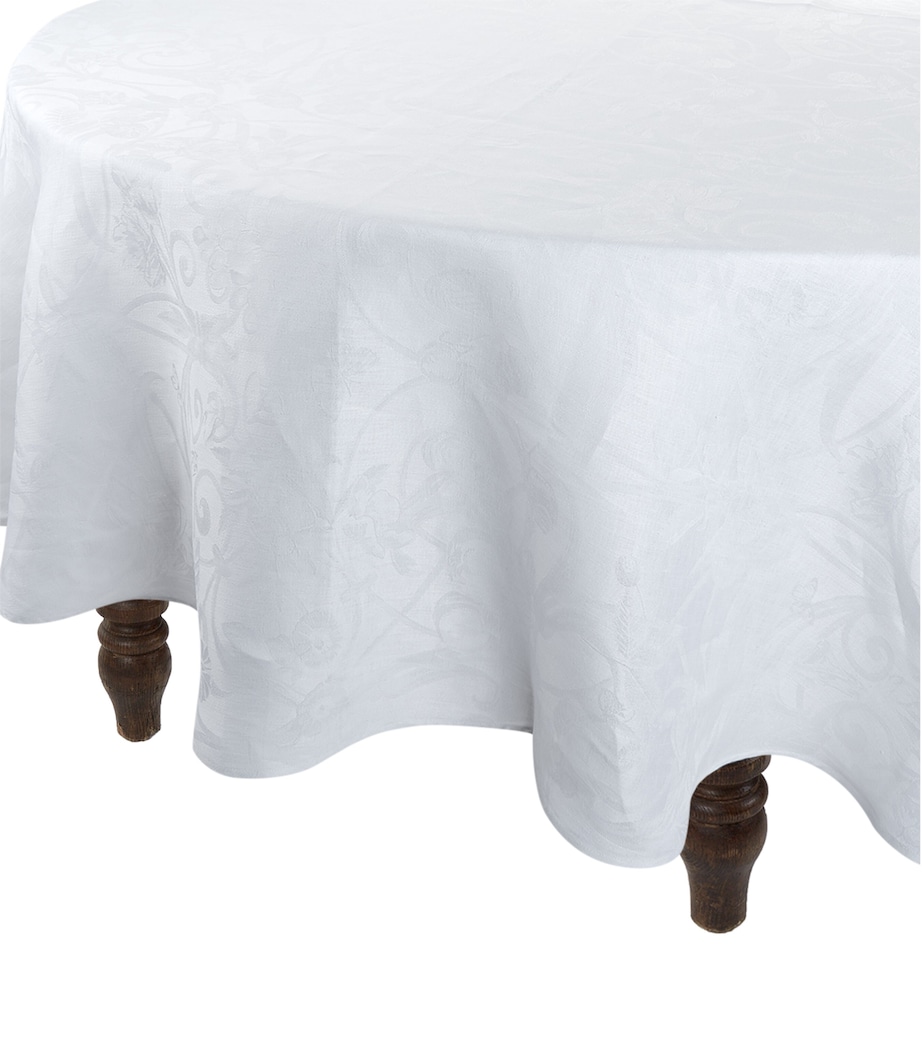 Tivoli Round Tablecloth (240cm) WHITE Image 1