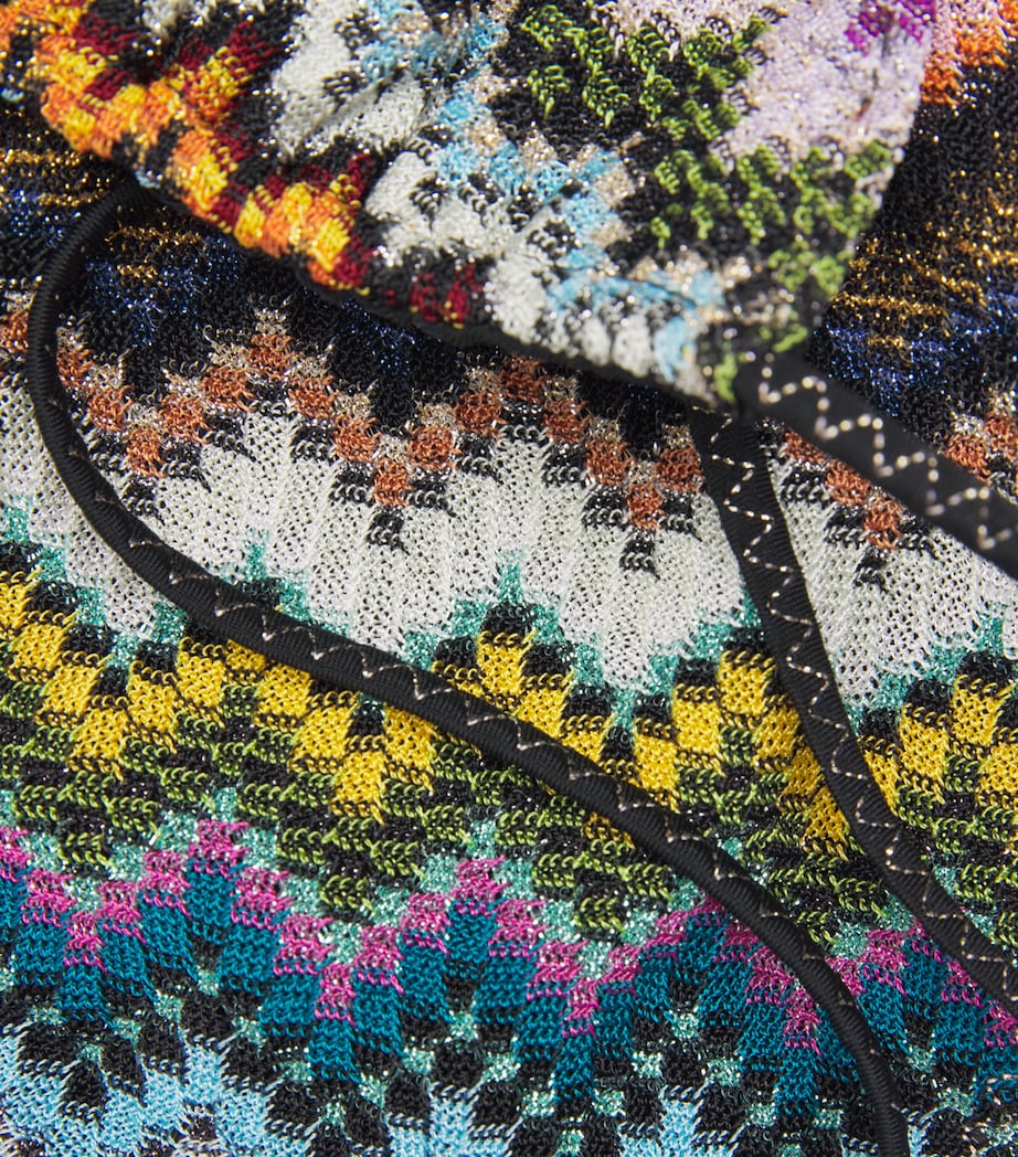 Zigzag Triangle Bikini SM9YJMULTI DARK BASE Image 4