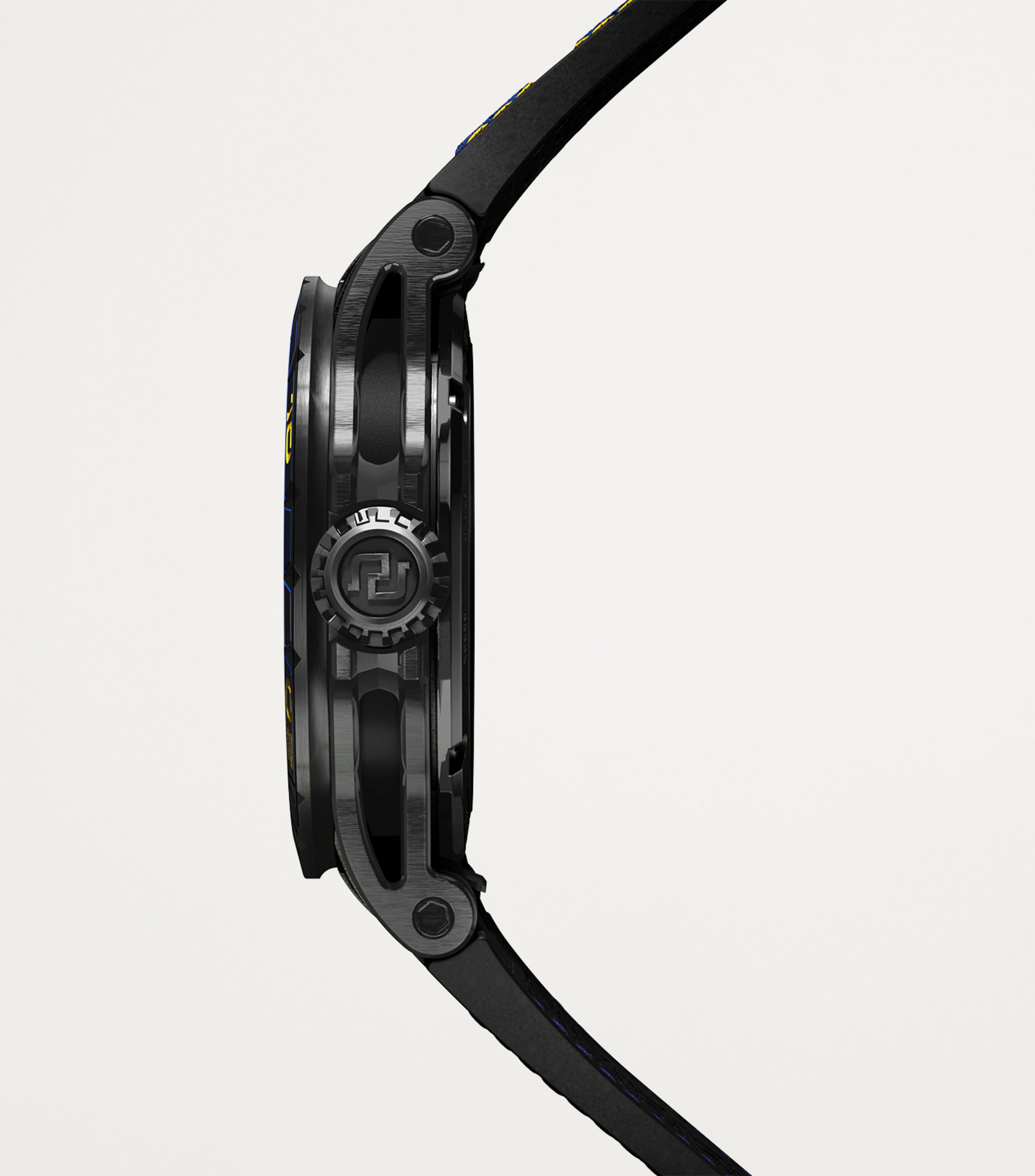 x Lamborghini Titanium Excalibur Spider Monobalancier Huracán Watch 45mm BLUE Image 8