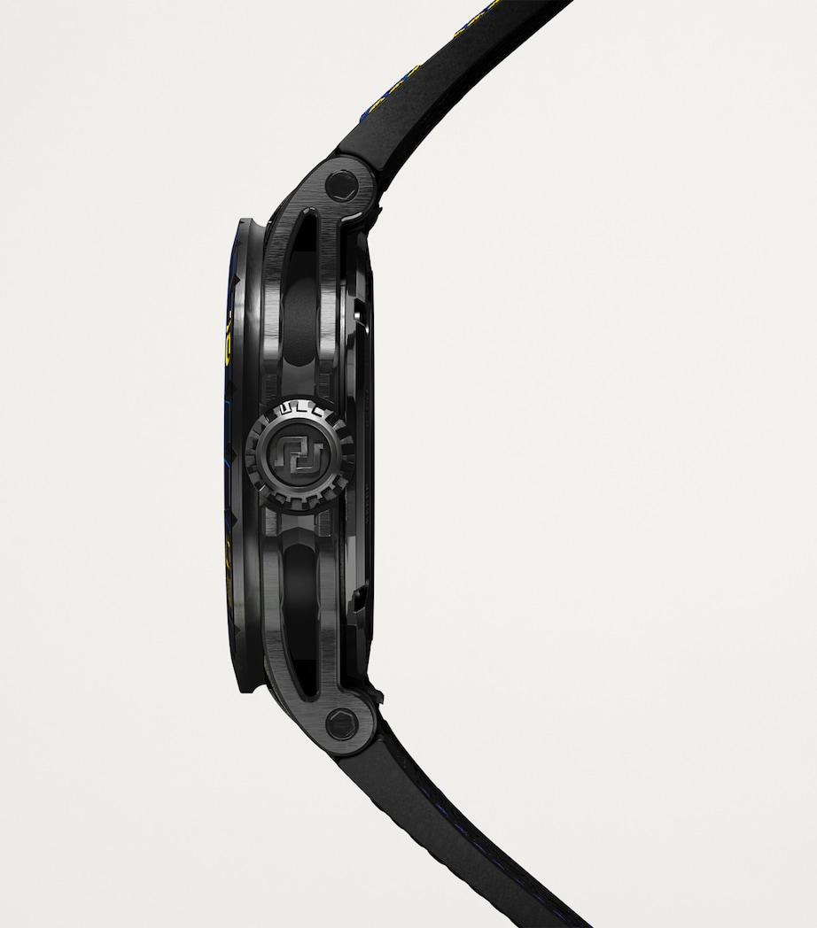 x Lamborghini Titanium Excalibur Spider Monobalancier Huracán Watch 45mm BLUE Image 8