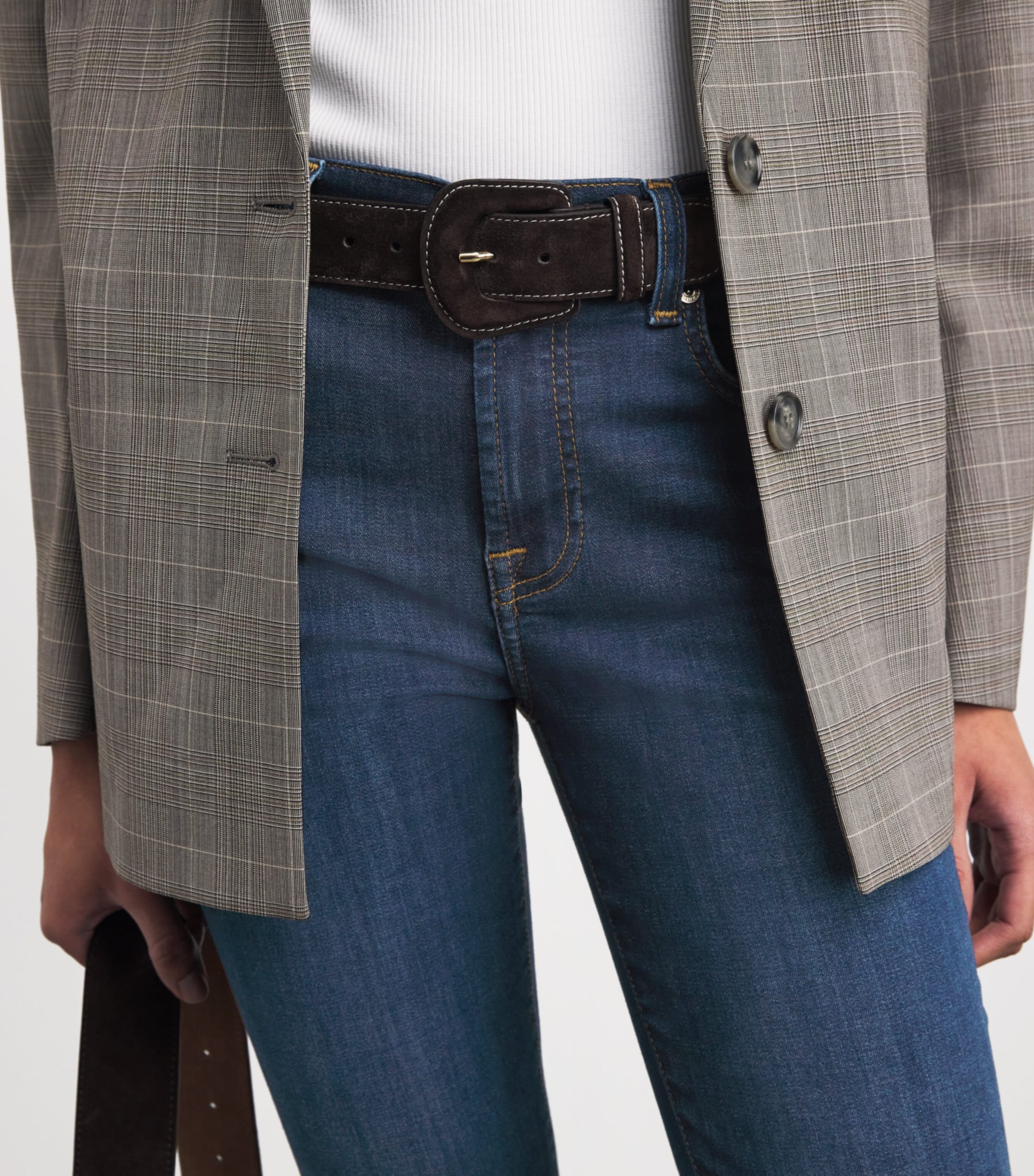 7 For All Mankind Womens B(Air) Bootcut Jeans Duchess Mid Blue Image 3