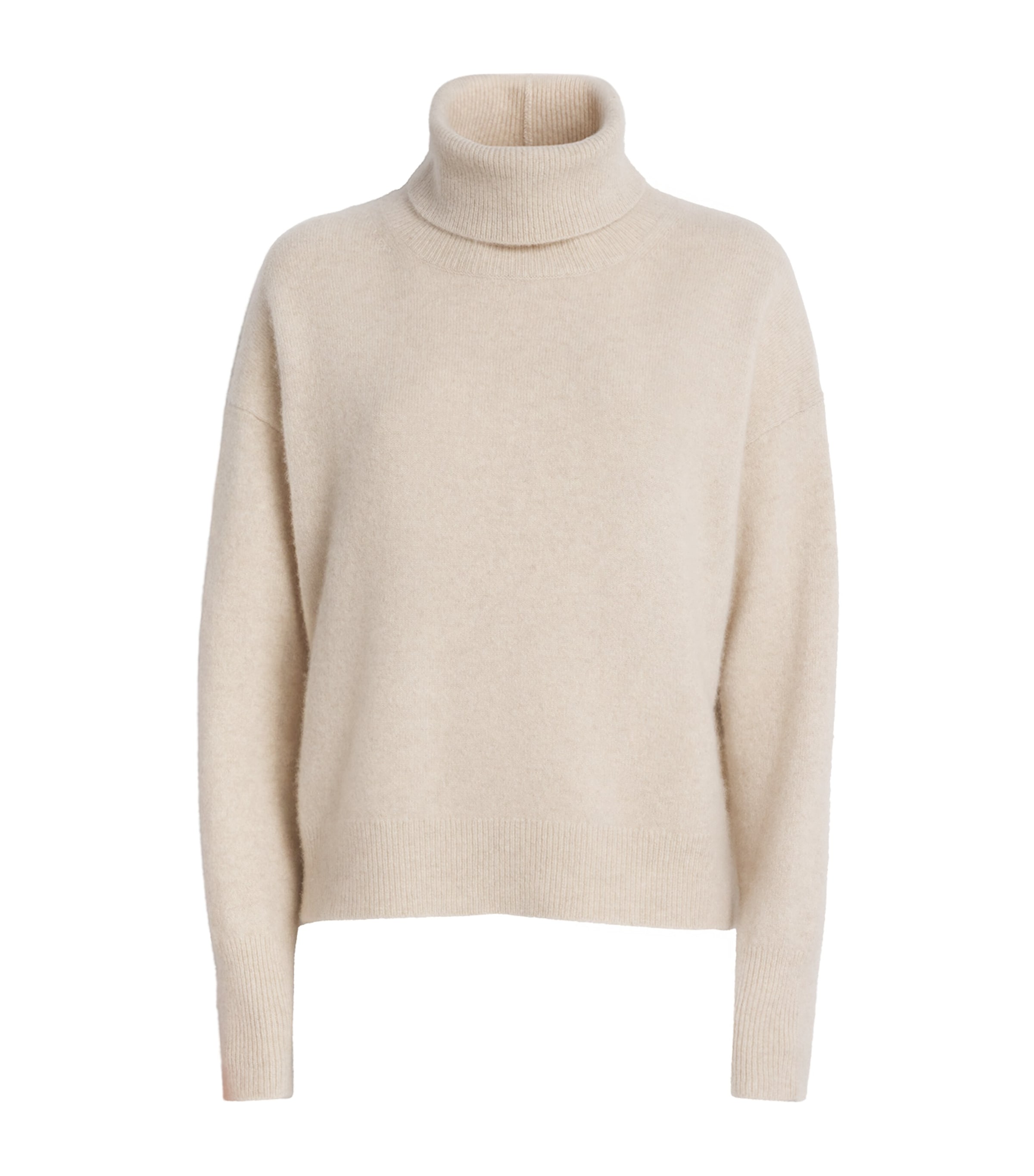Brushed Cashmere-Blend Rollneck Sweater AFFOGATO Image 1