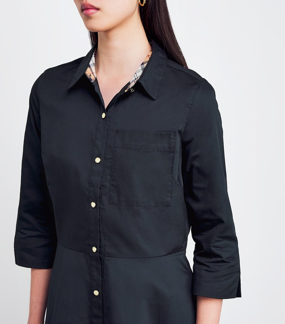 Waxed Saffron Midi Dress DARK NAVY Image 6