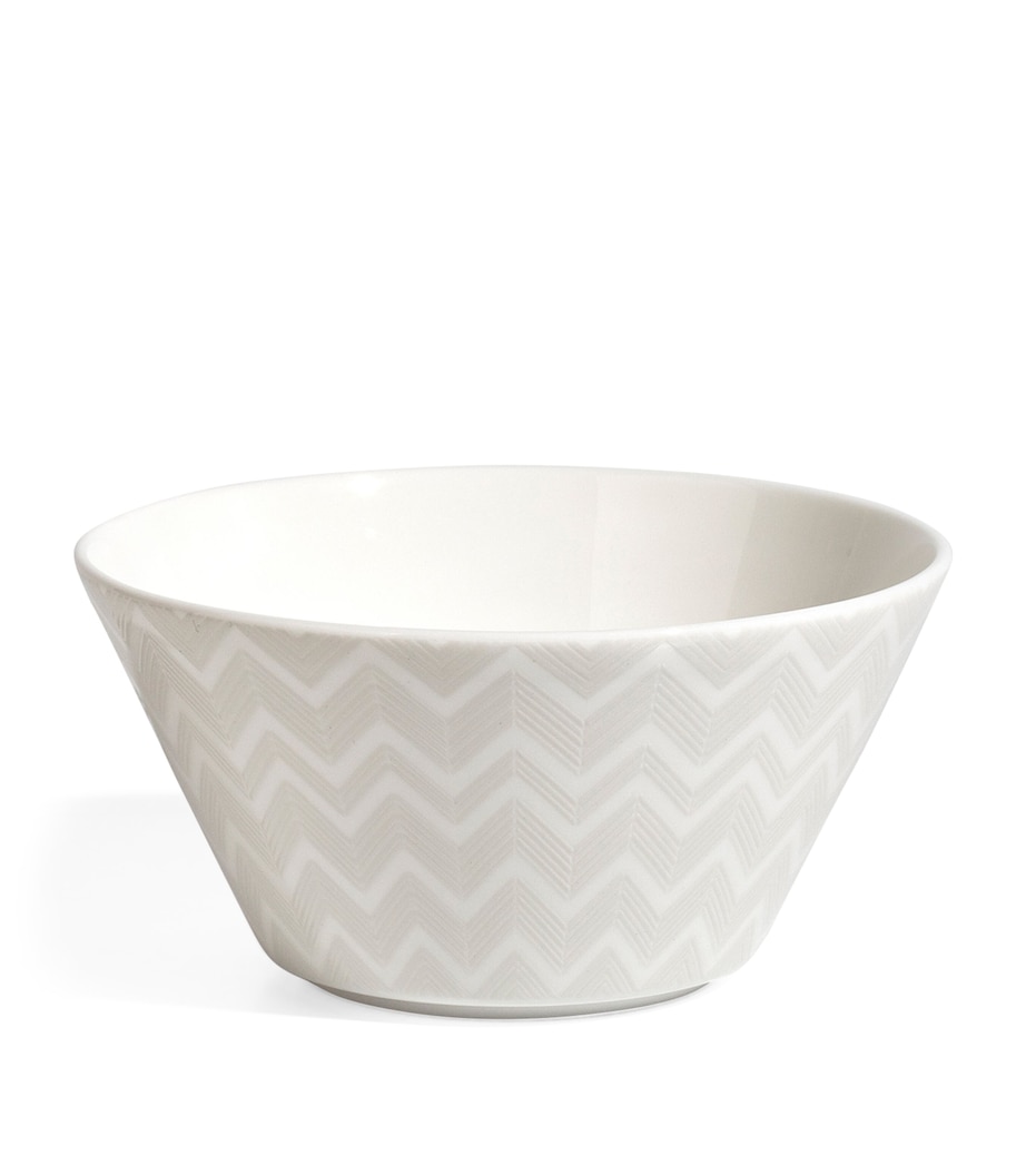 Zigzag Bowl (12.5cm) WHITE Image 1
