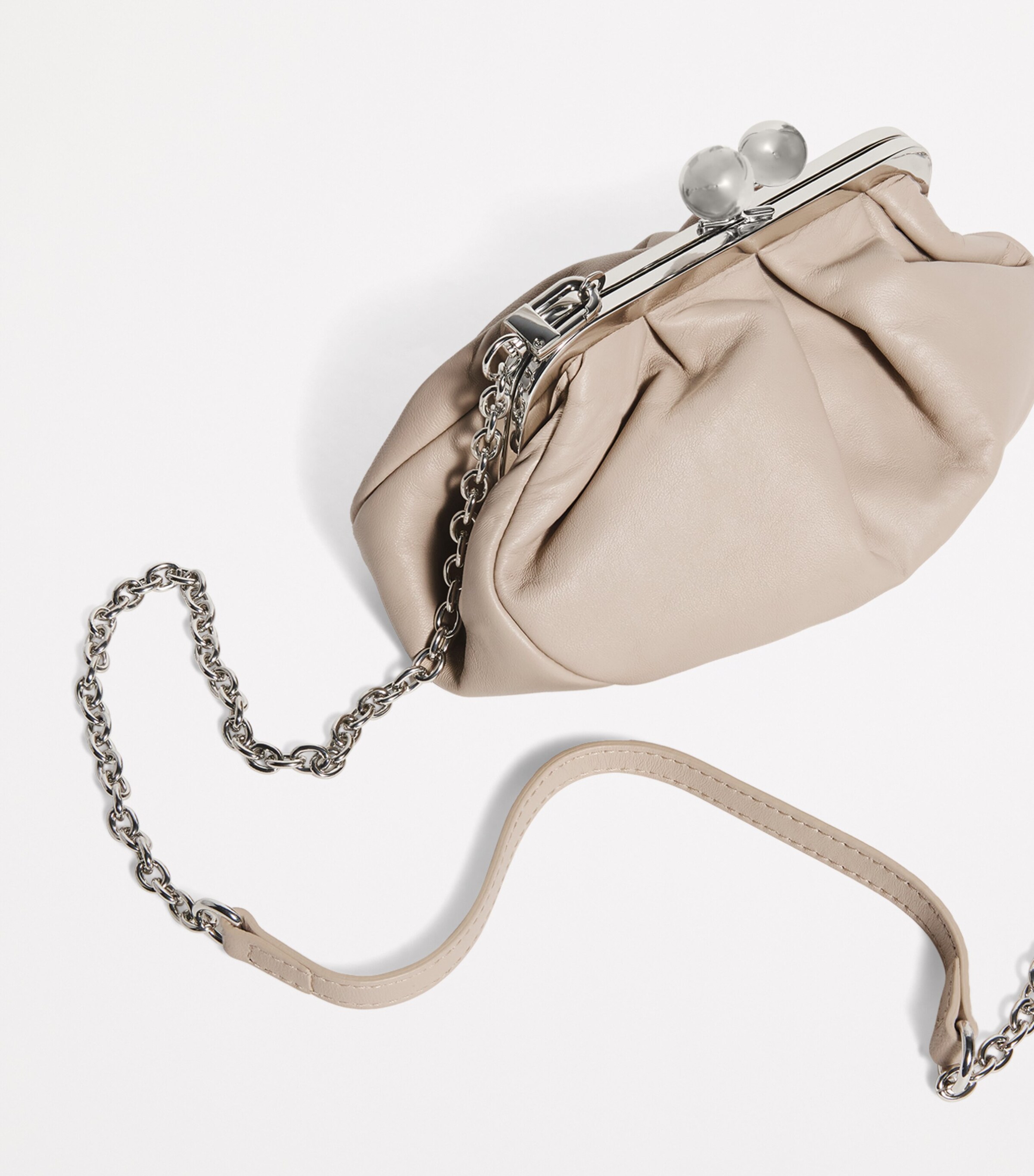 Small Leather Pasticcino Bag SAND Image 4