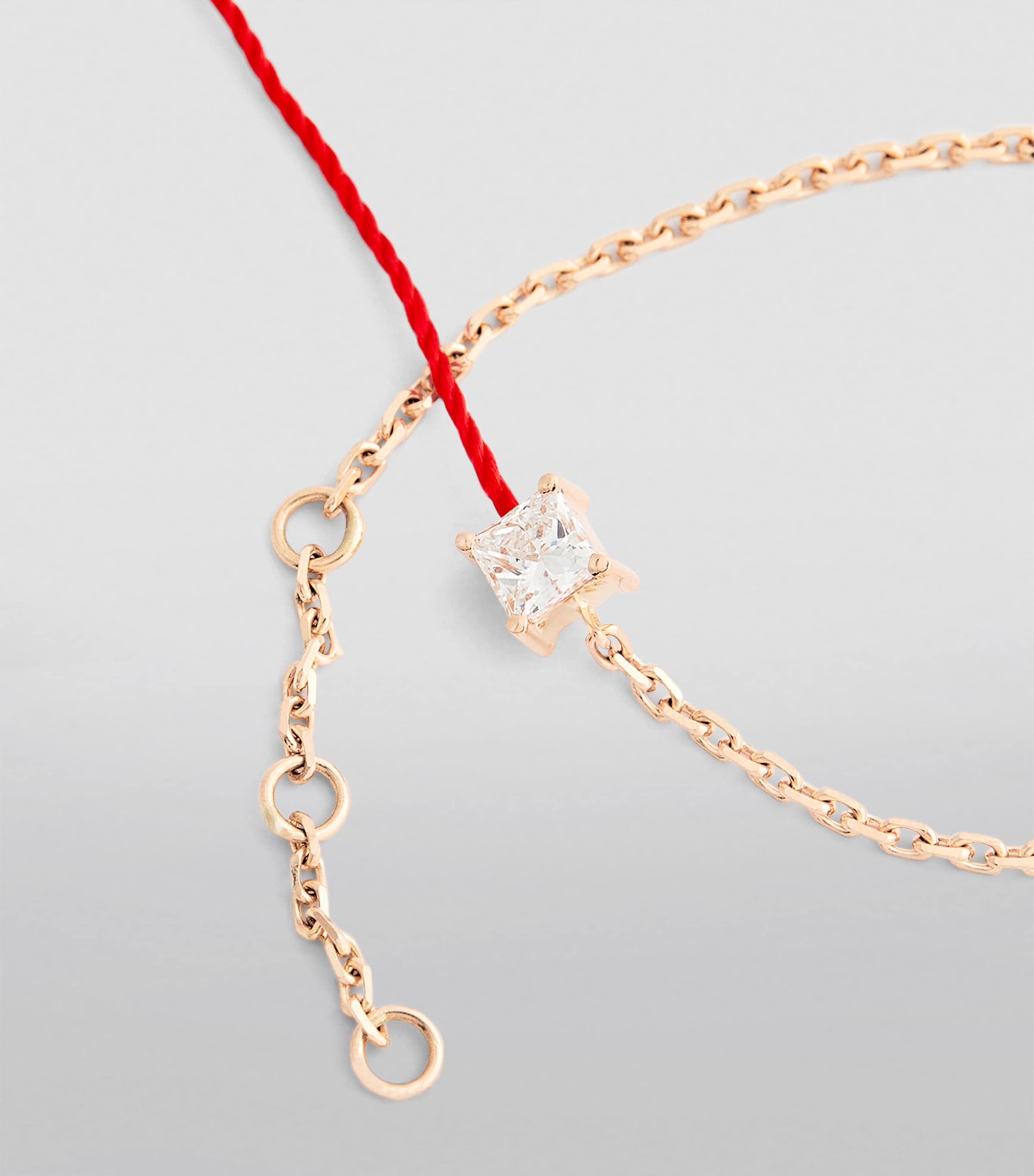 Rose Gold and Diamond Royal 10-Year Anniversary Bracelet RED Image 4
