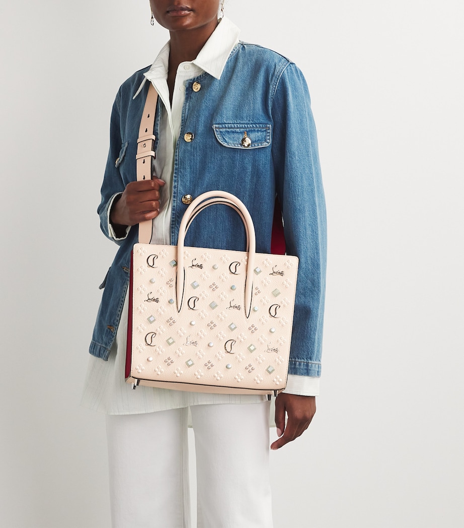 Paloma Medium Leather Top-Handle Bag F609 Image 6