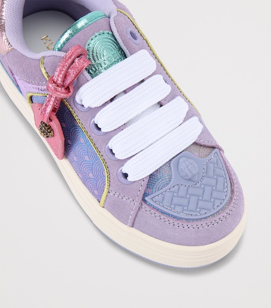 Leather Mini Southbank Tag Sneakers LILAC Image 3