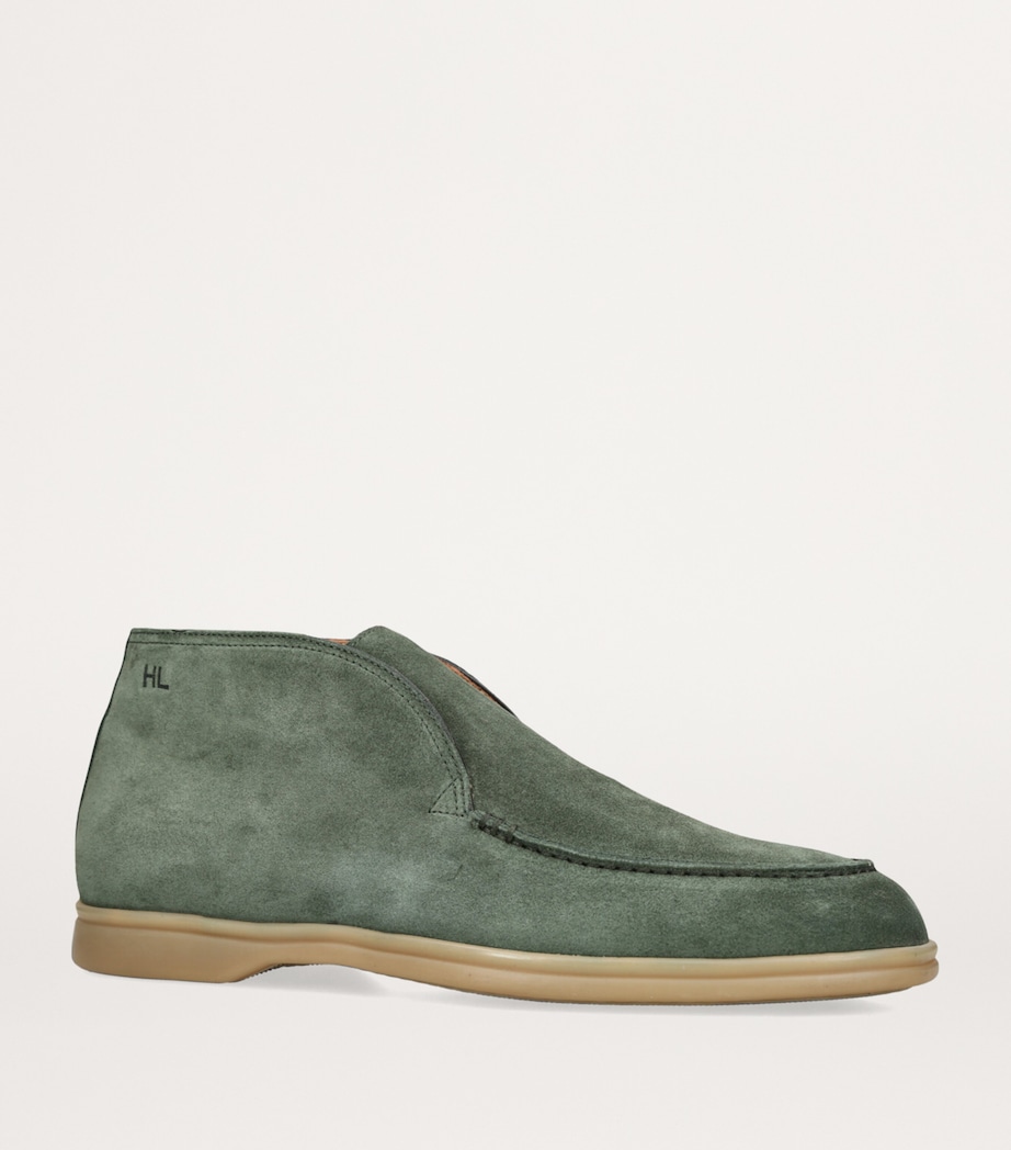 Suede Tower Boots GREEN OTH Image 3