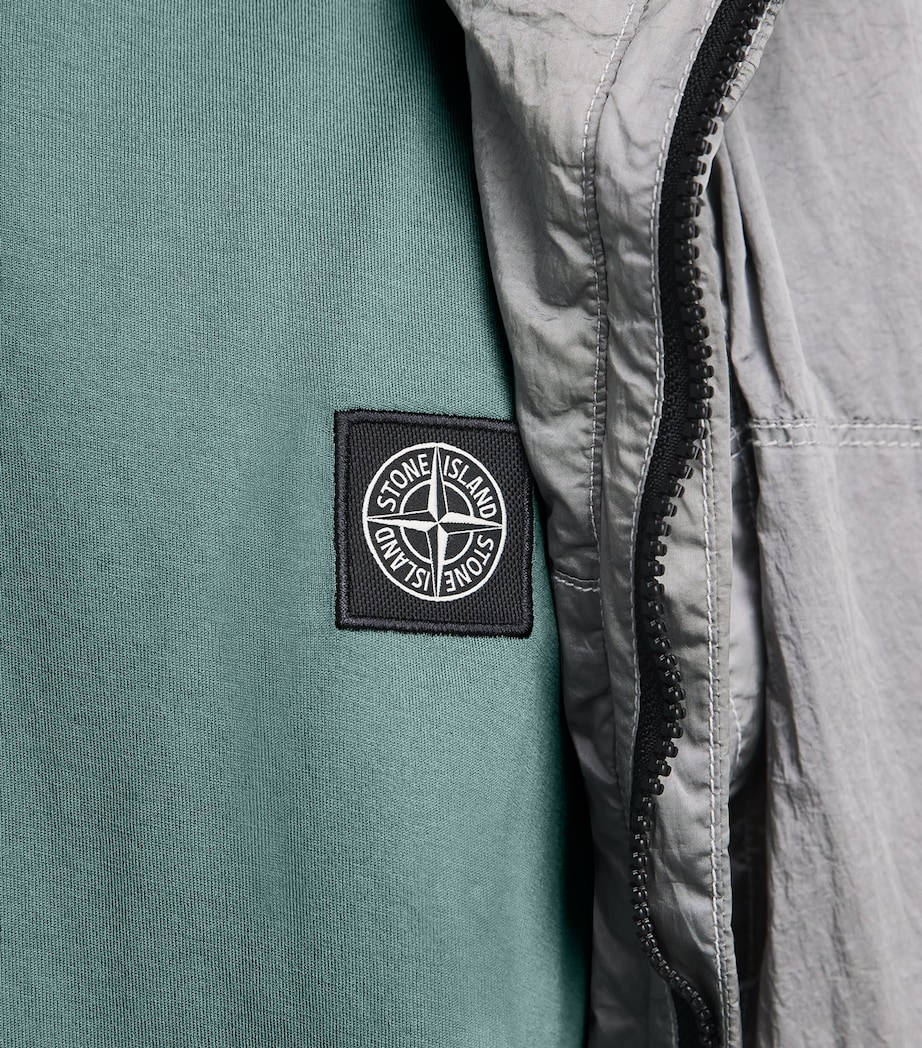 Stone Island Mens Cotton Compass Logo T-Shirt Image 3