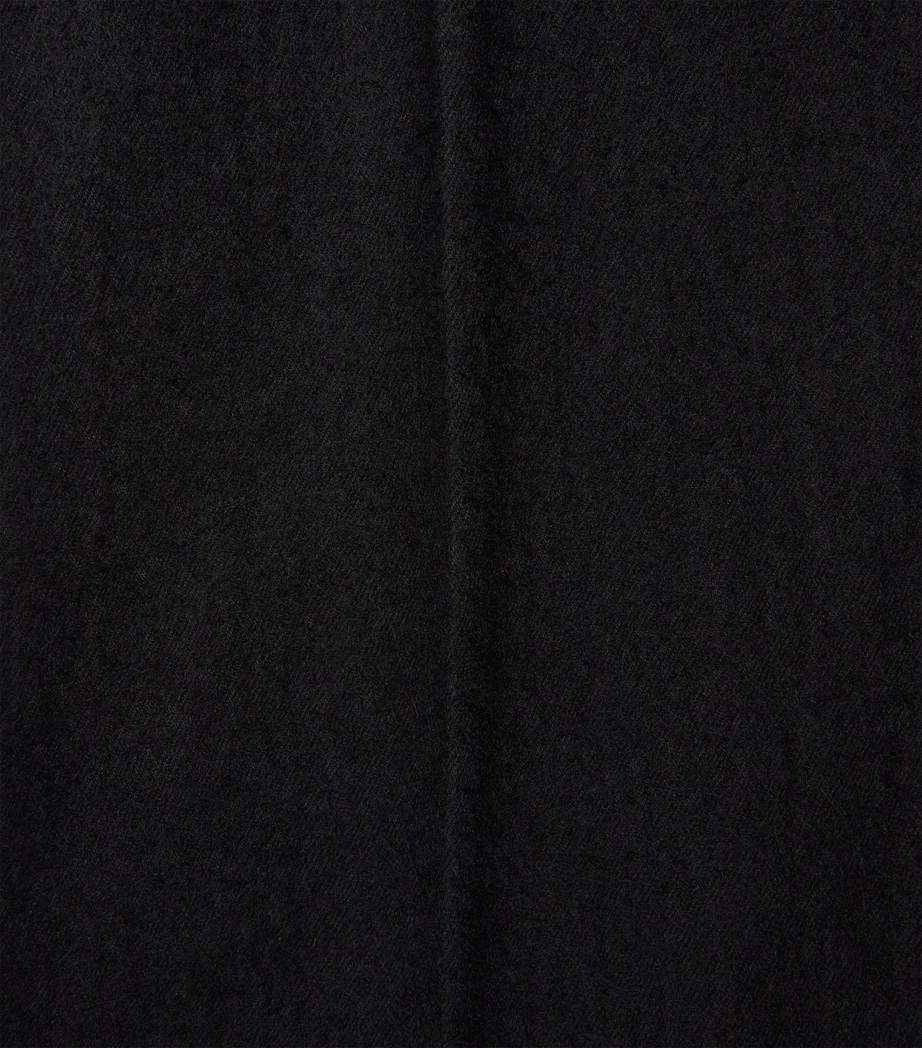 Rick Owens Mens Cotton-Wool Dietrich Sweatpants Black Image 6