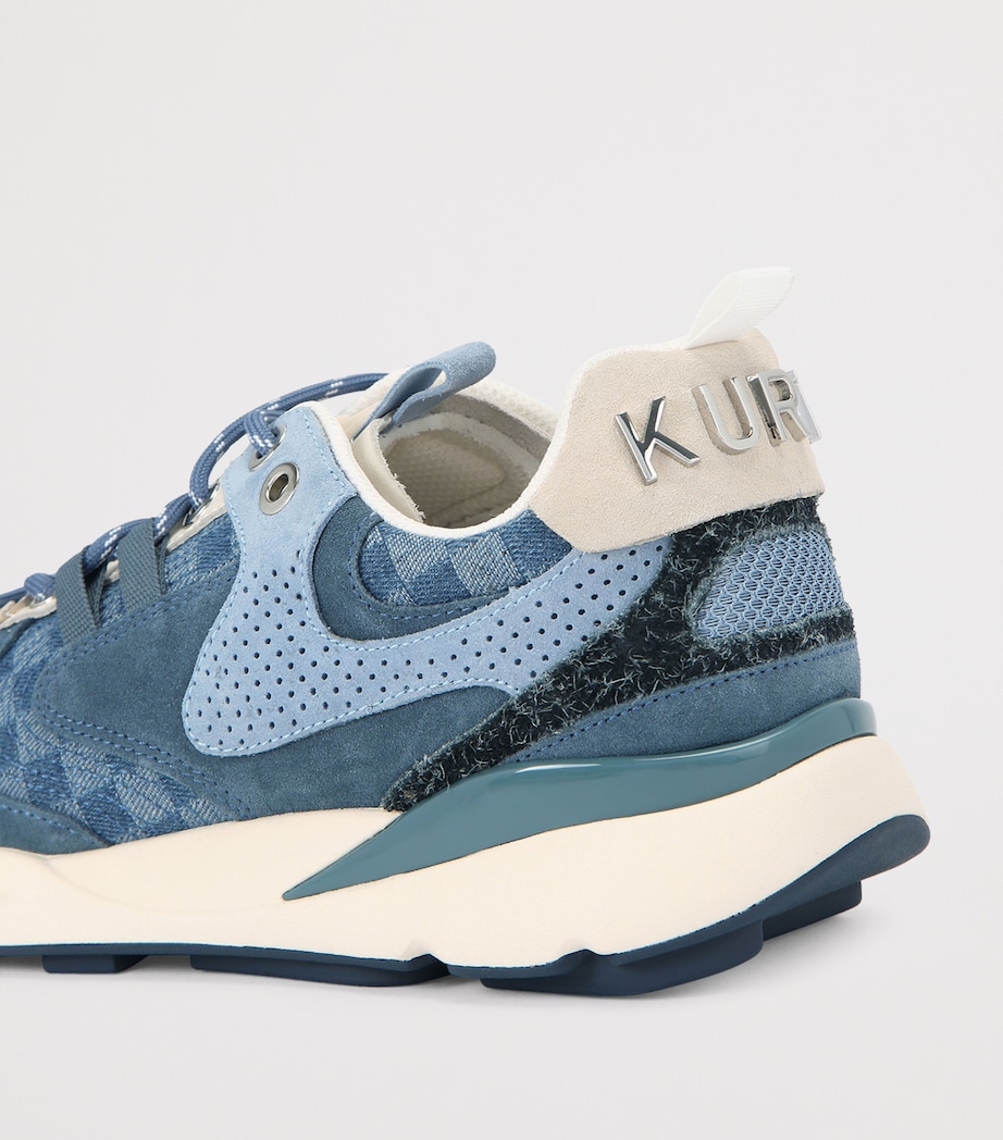 Kurt Geiger London Denim-Suede Runner Low-Top Sneakers Denim Image 3