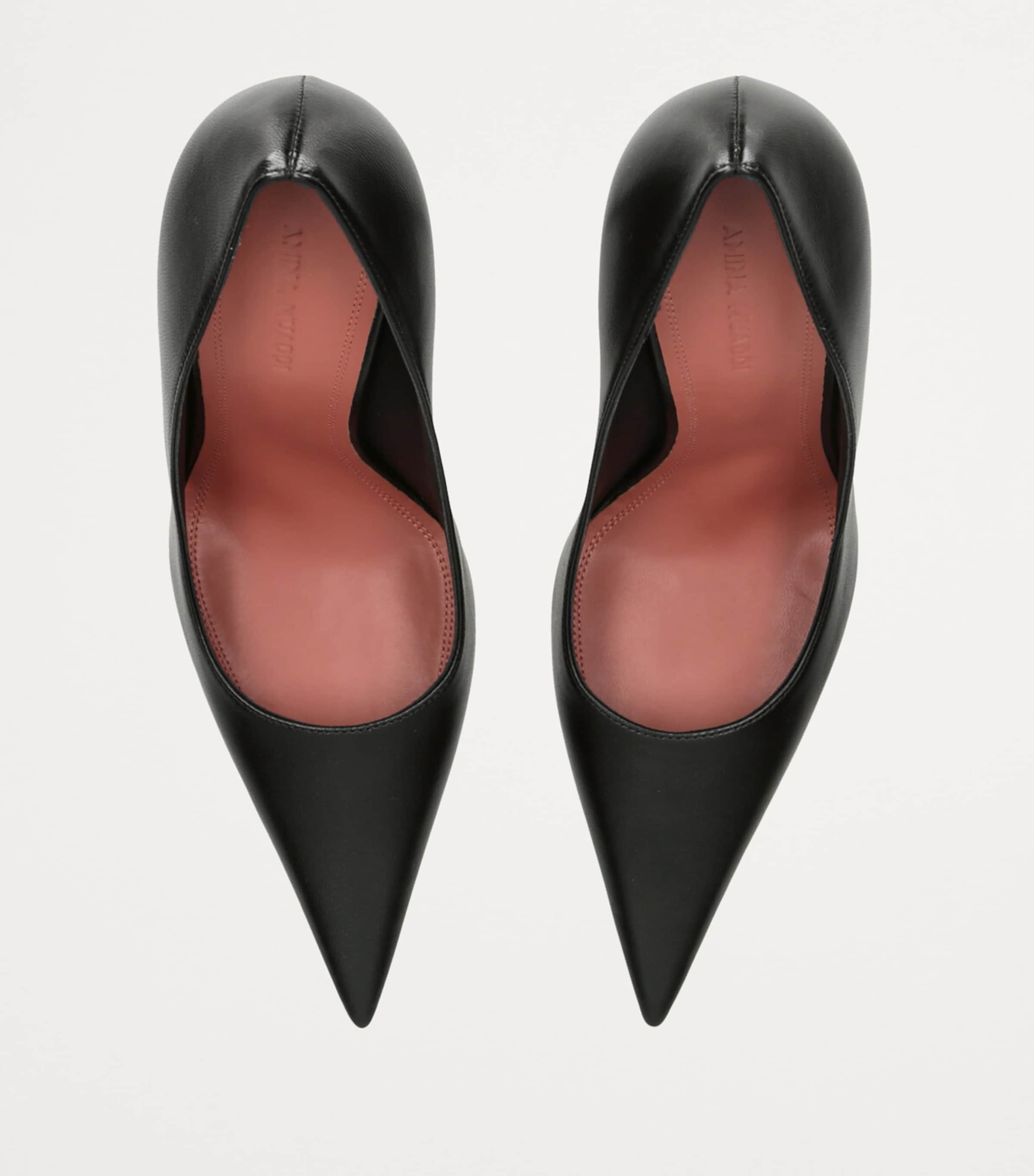 Leather Barbara Pumps 105 BLACK Image 6