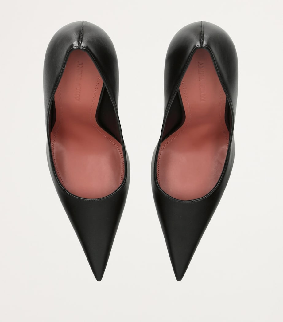 Leather Barbara Pumps 105 BLACK Image 6