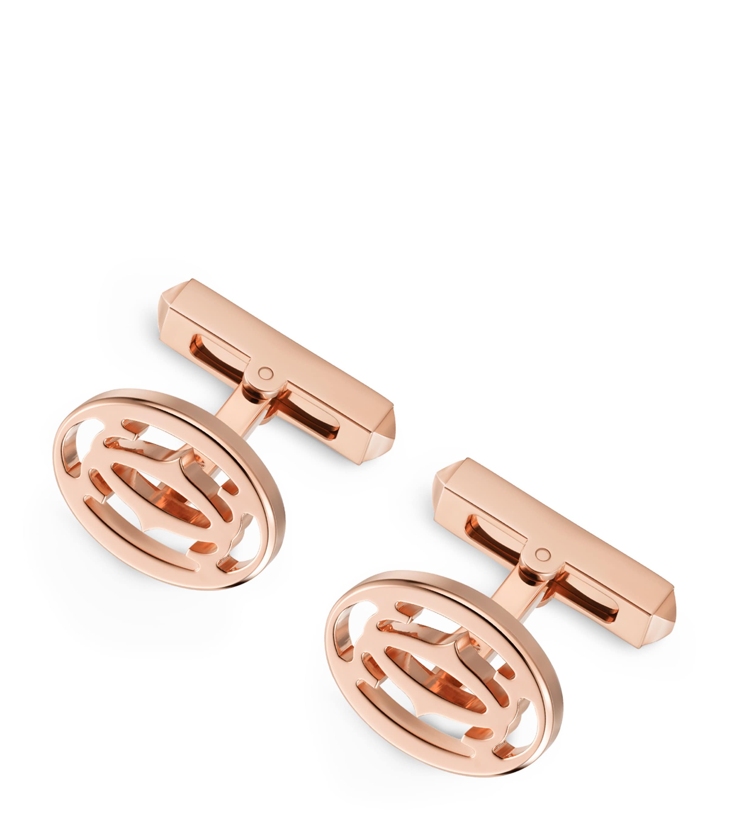 Rose Gold Double C de Cartier Cufflinks ROSE GOLD Image 2