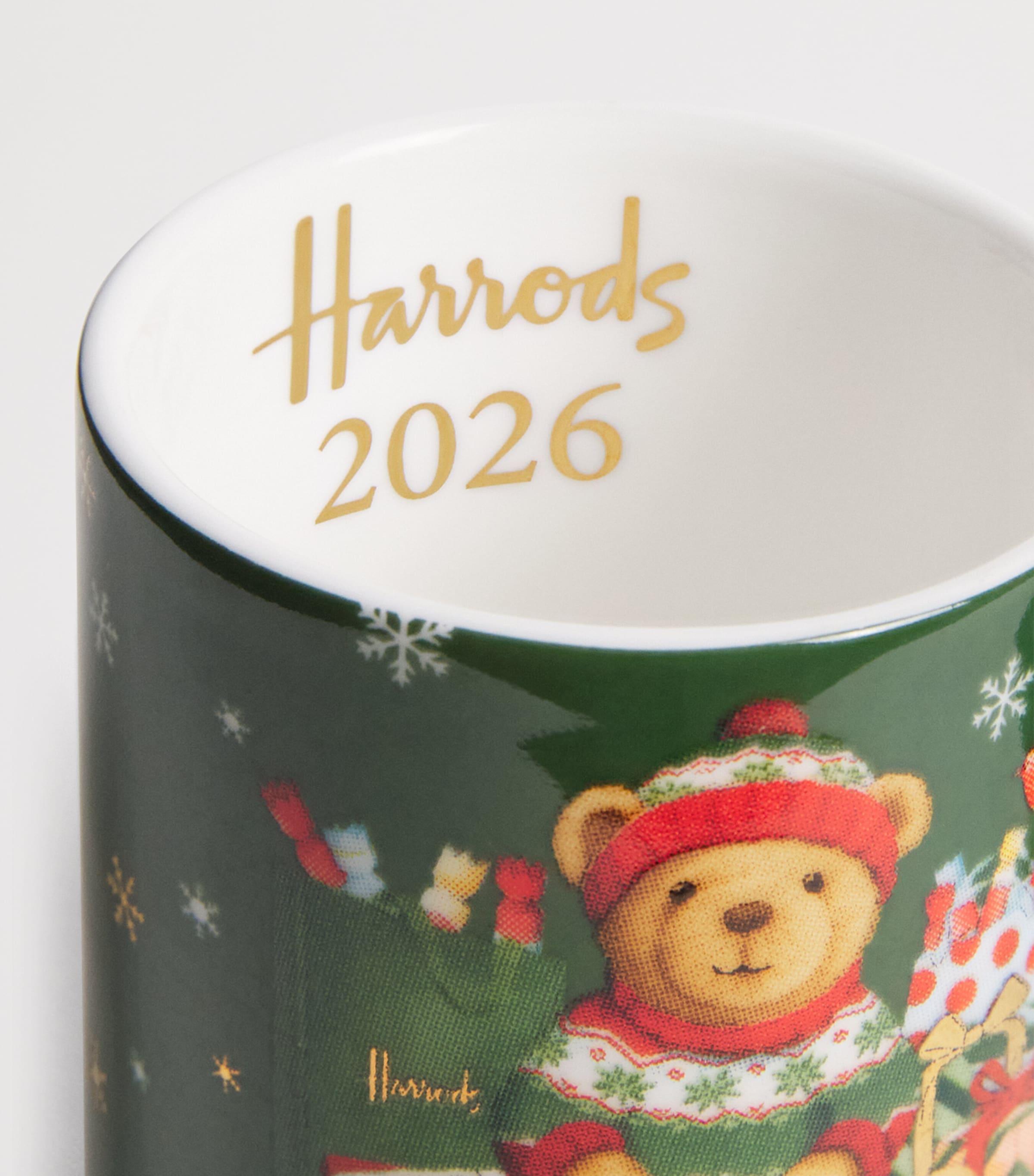 Harrods Christmas Mug Tree Decoration Gold Image 2