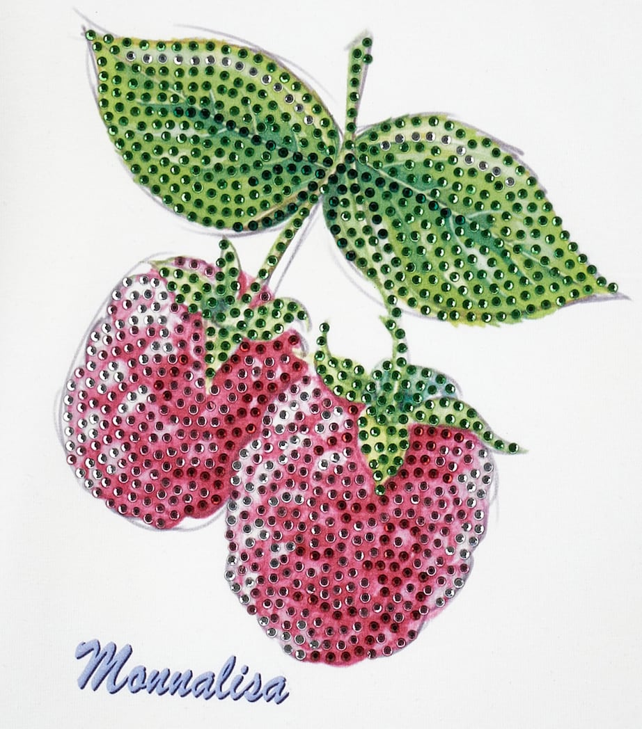 Embellished Raspberry T-Shirt (2-15 Years) BIANCO Image 3