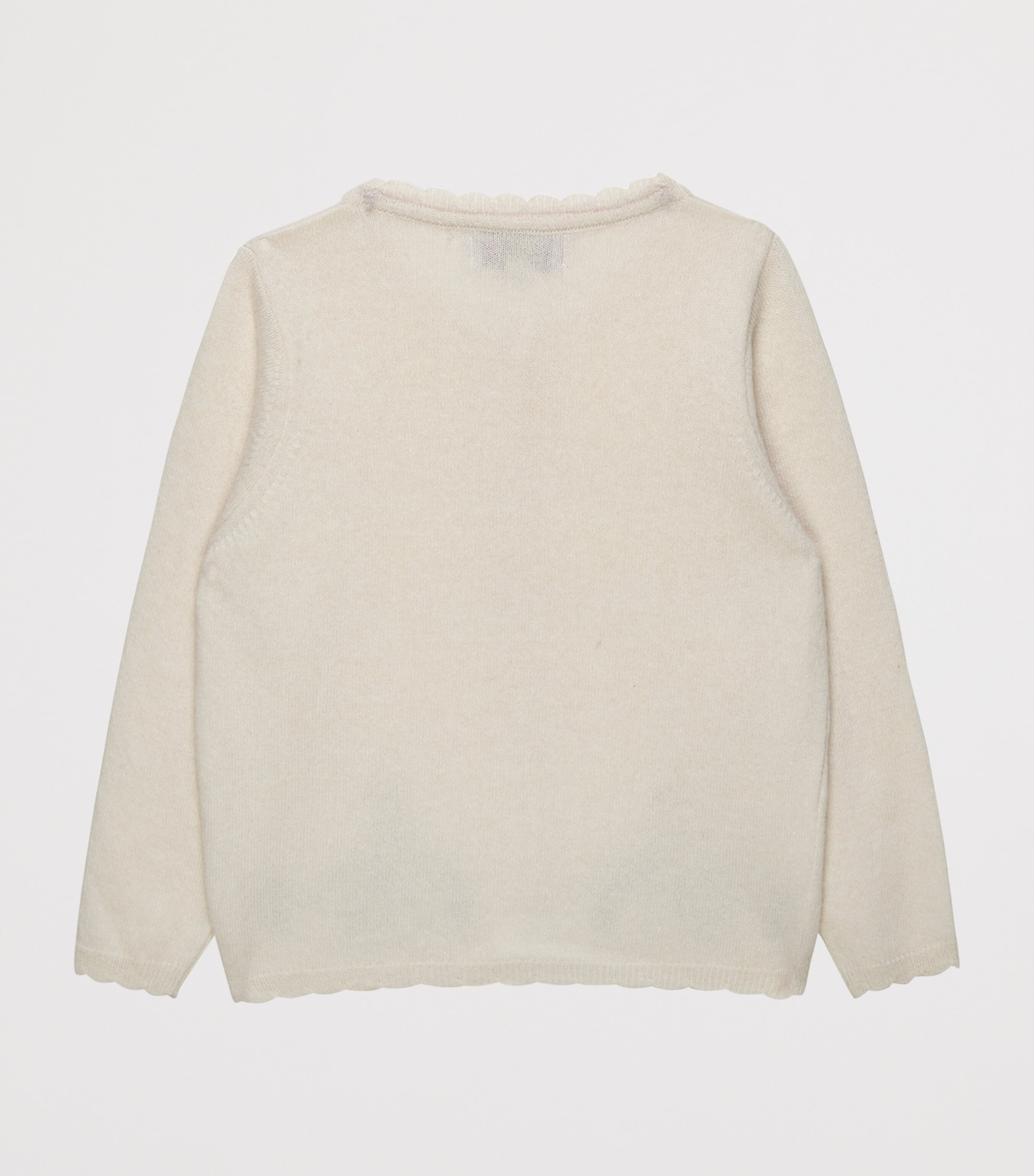 Trotters Wool-Blend Bunny Cardigan (2-5 Years) White Image 2