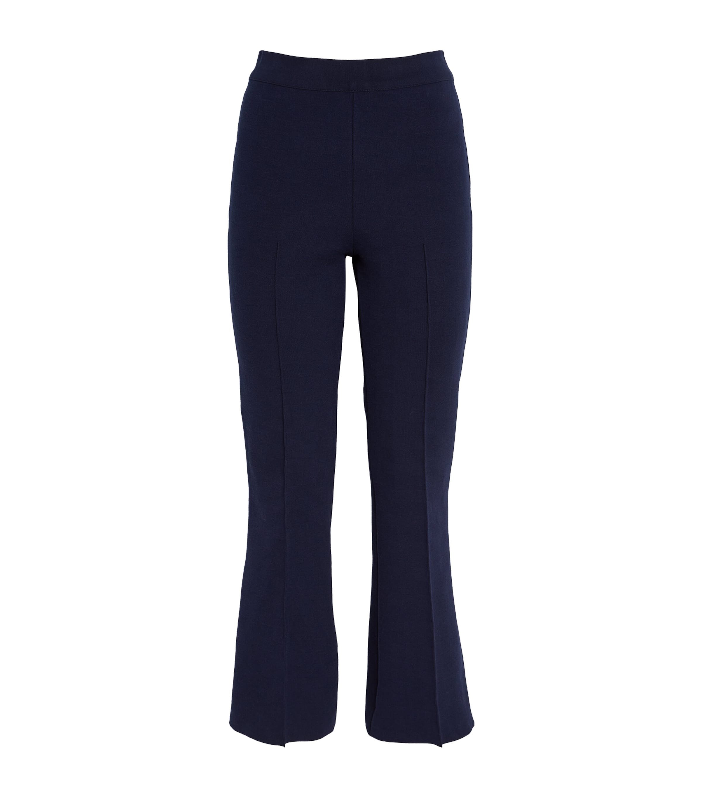 High Sport Knit Kick Trousers In Navy