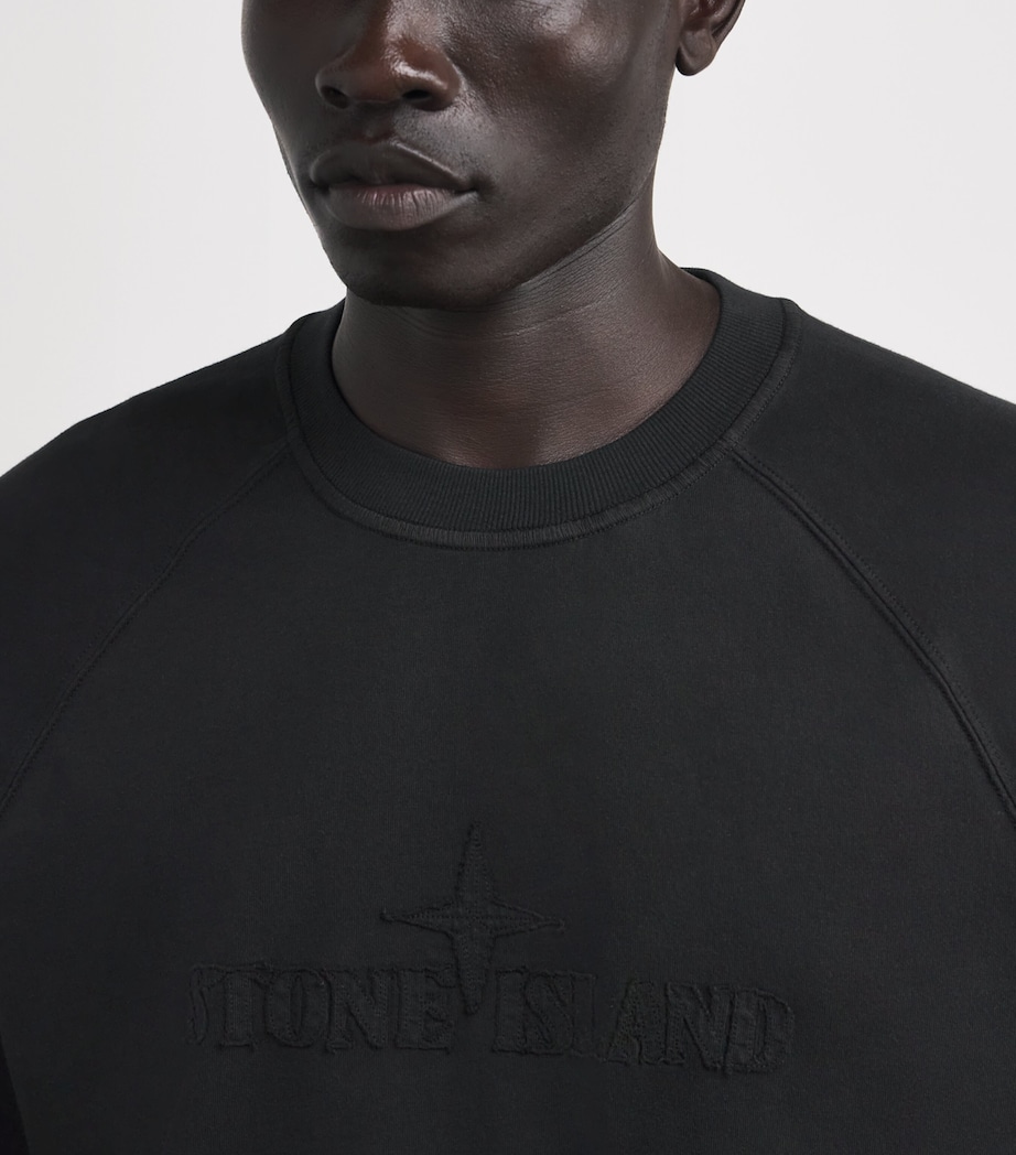 Organic Cotton Logo Embroidery T-Shirt V0029 Image 6