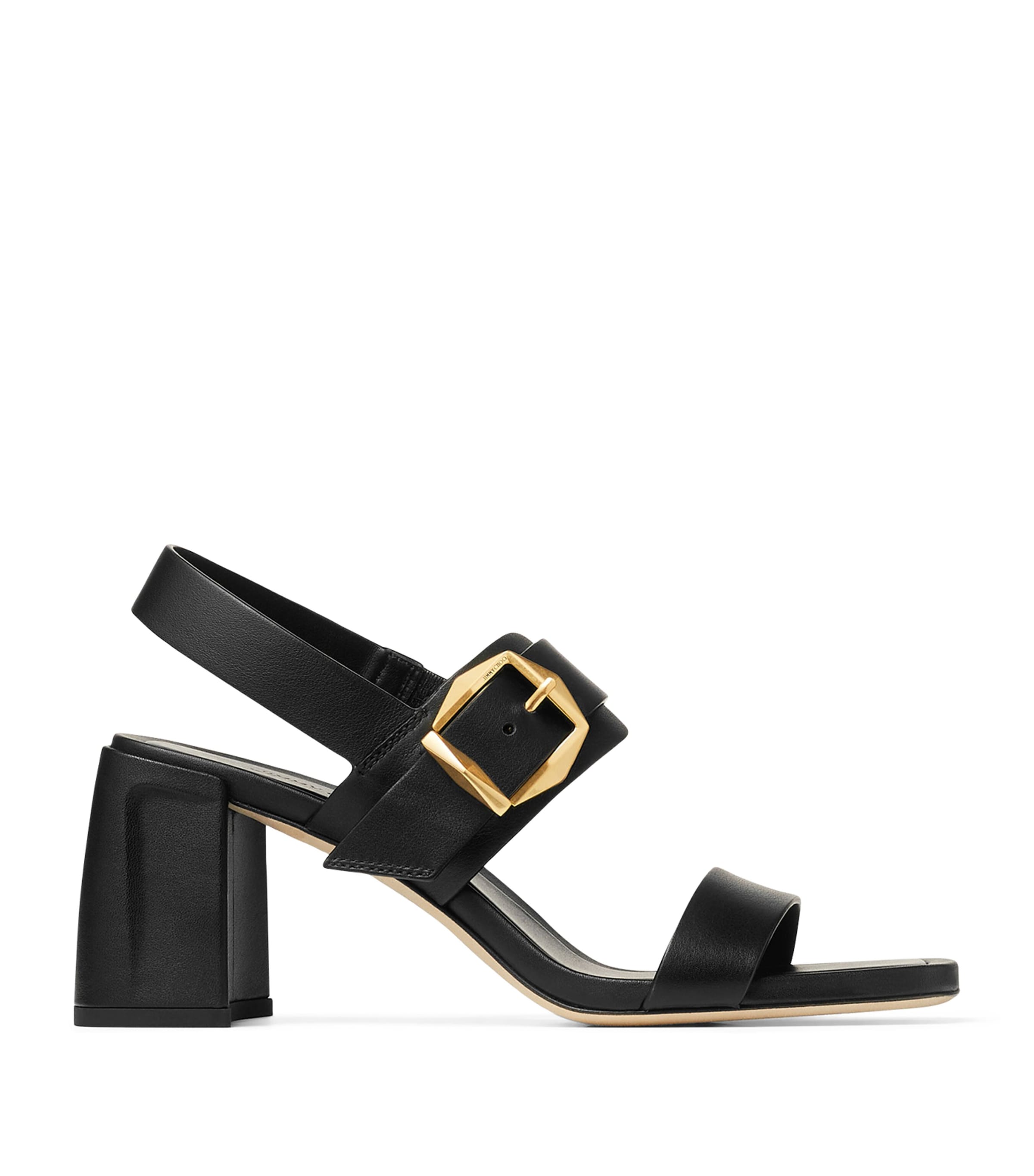 Jimmy Choo Hawke 75 Leather Sandals In White