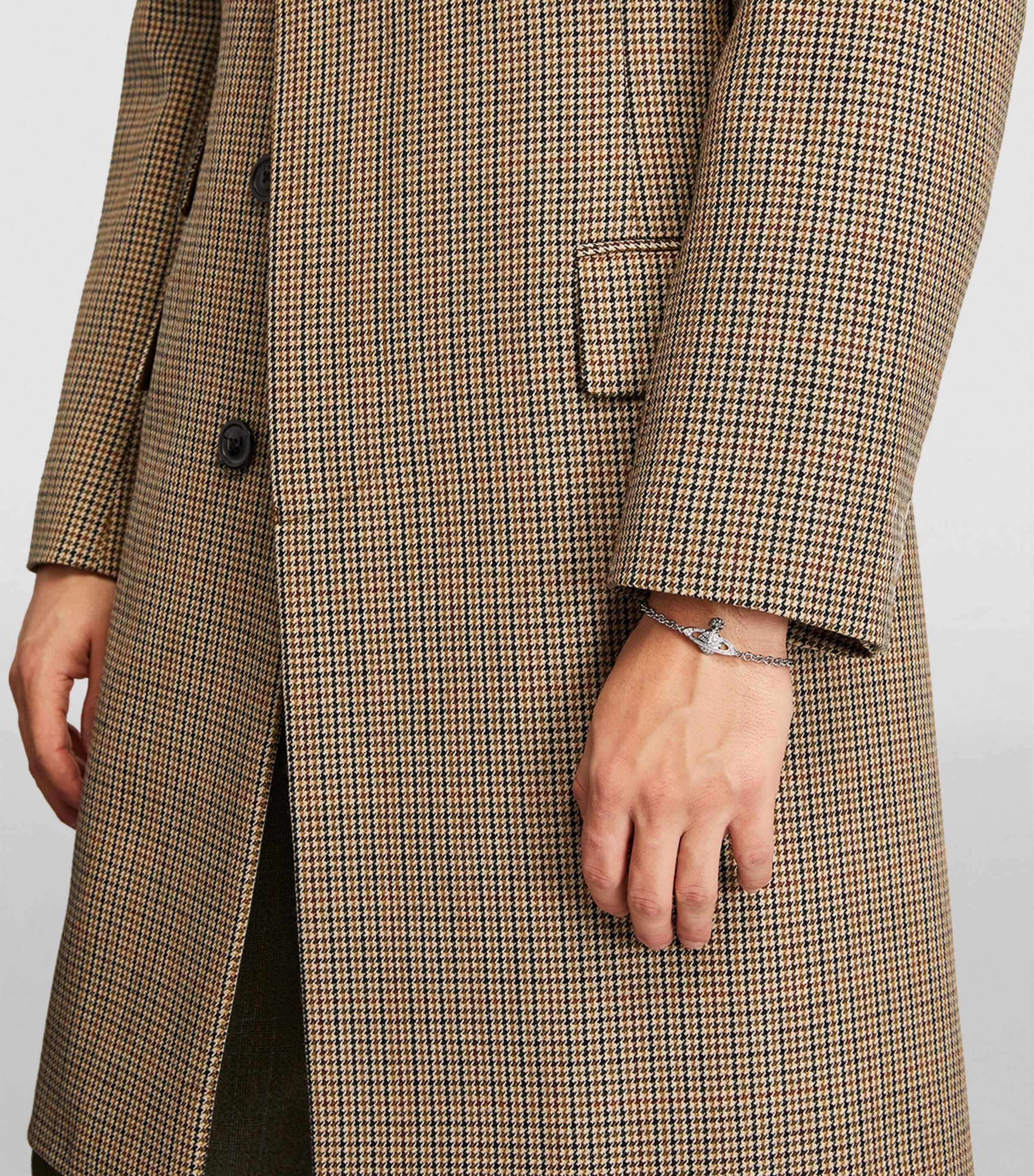 Orb Chain Bracelet P116 PLATINM/CRYSTL Image 6