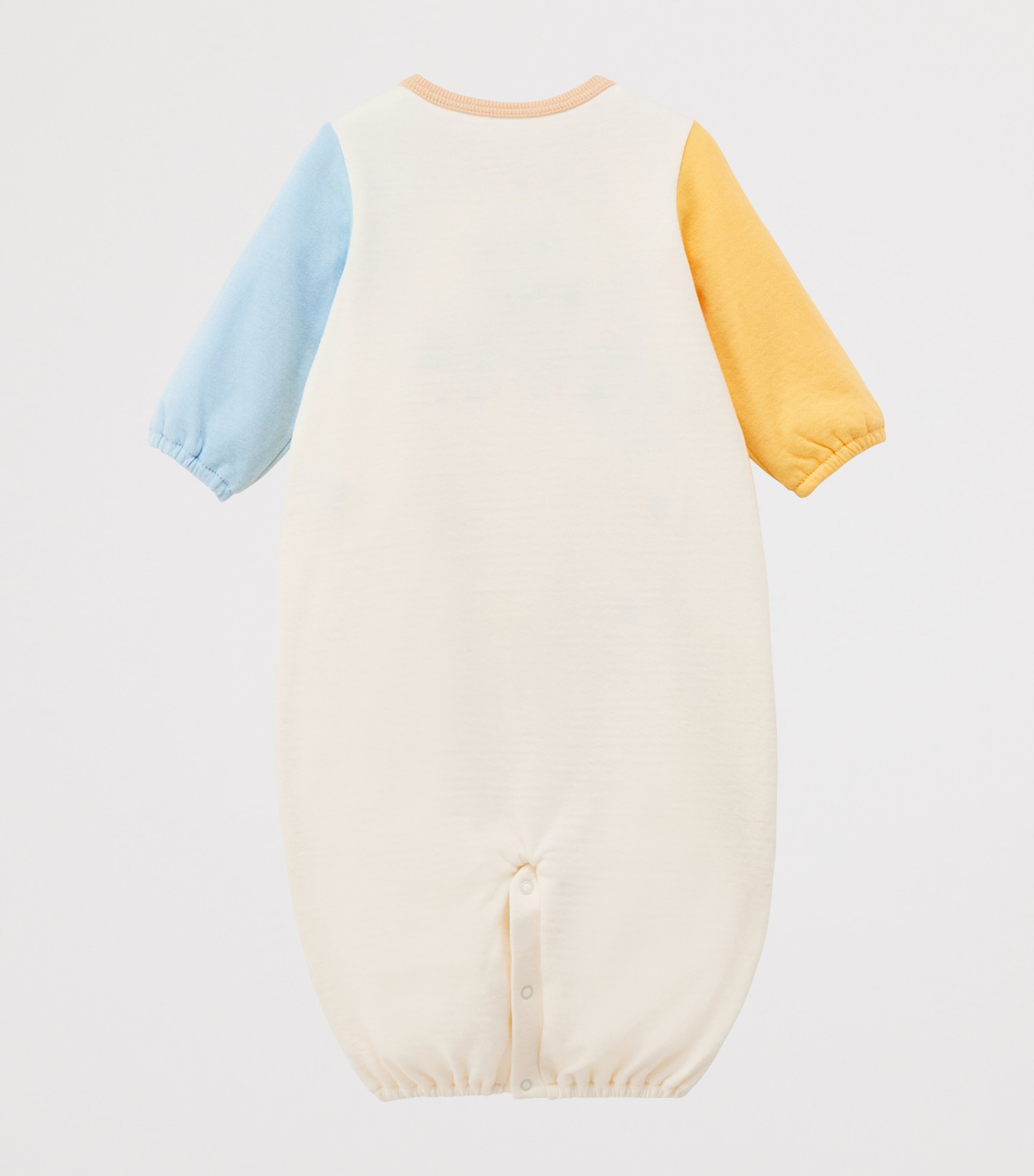 Miki House Logo Bear Embroidered Playsuit (1 Month) Image 2