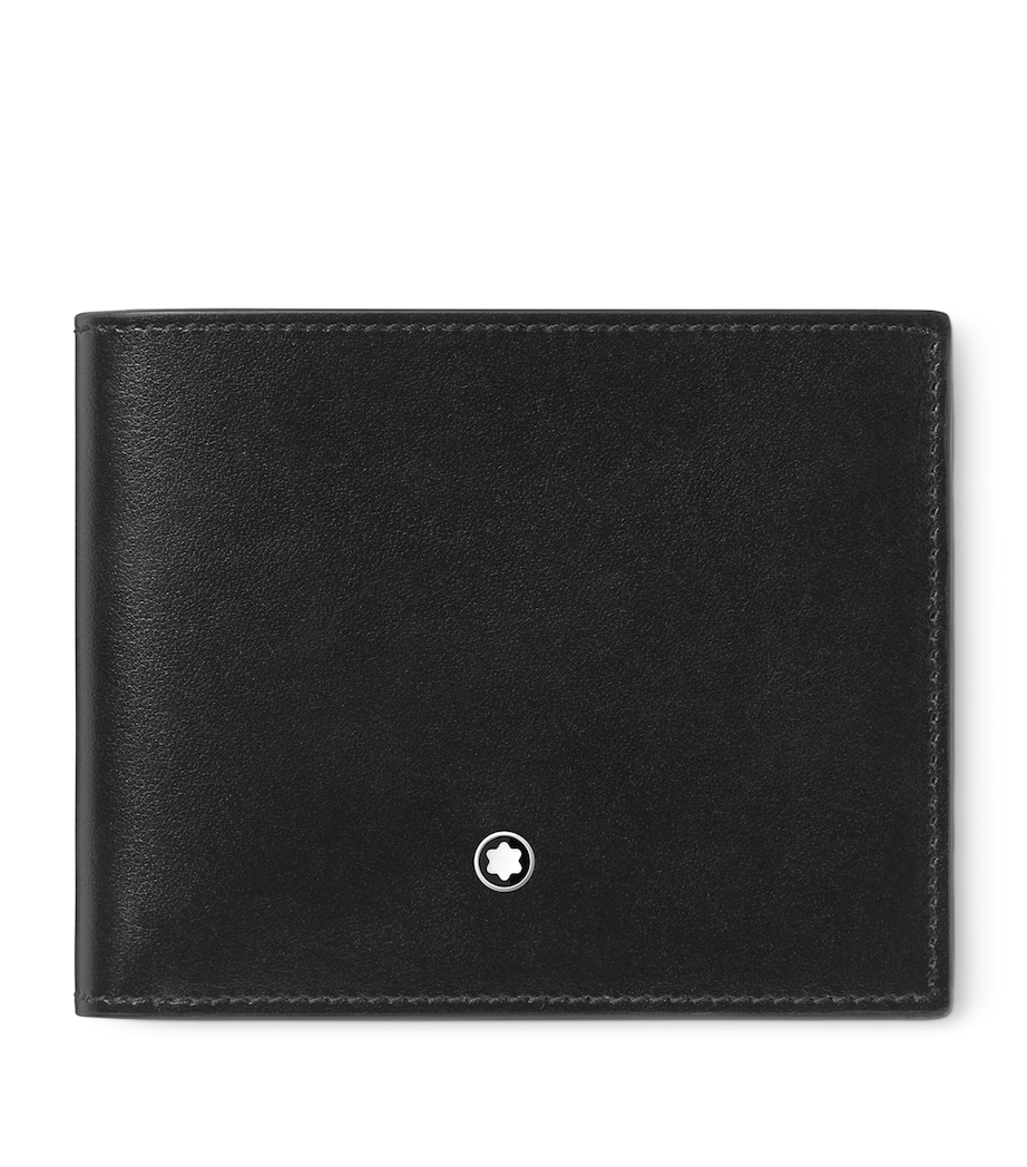 Leather Meisterstück 6cc Wallet BLACK Image 1