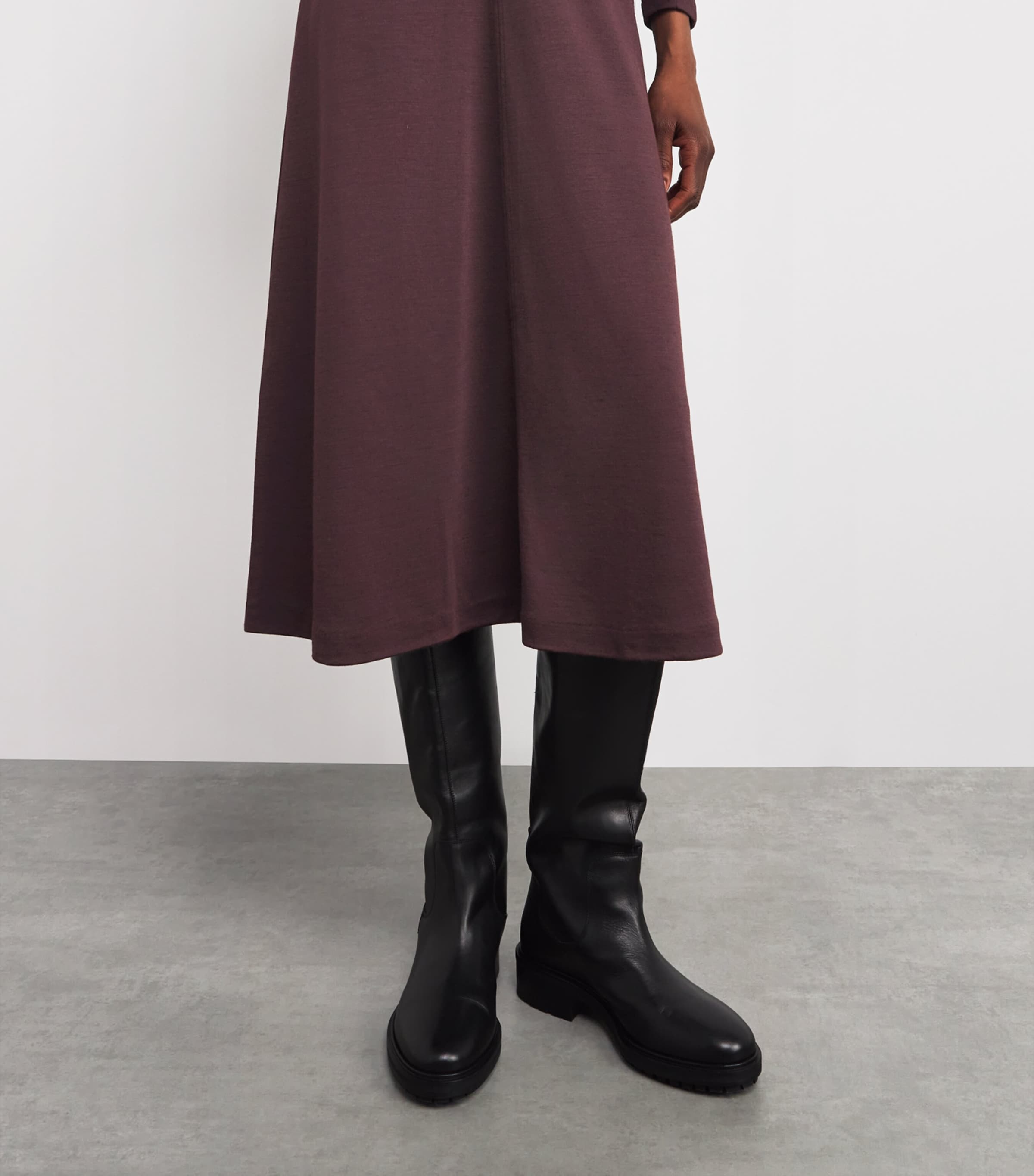 Jersey Midi Dress MARASCHINO Image 4