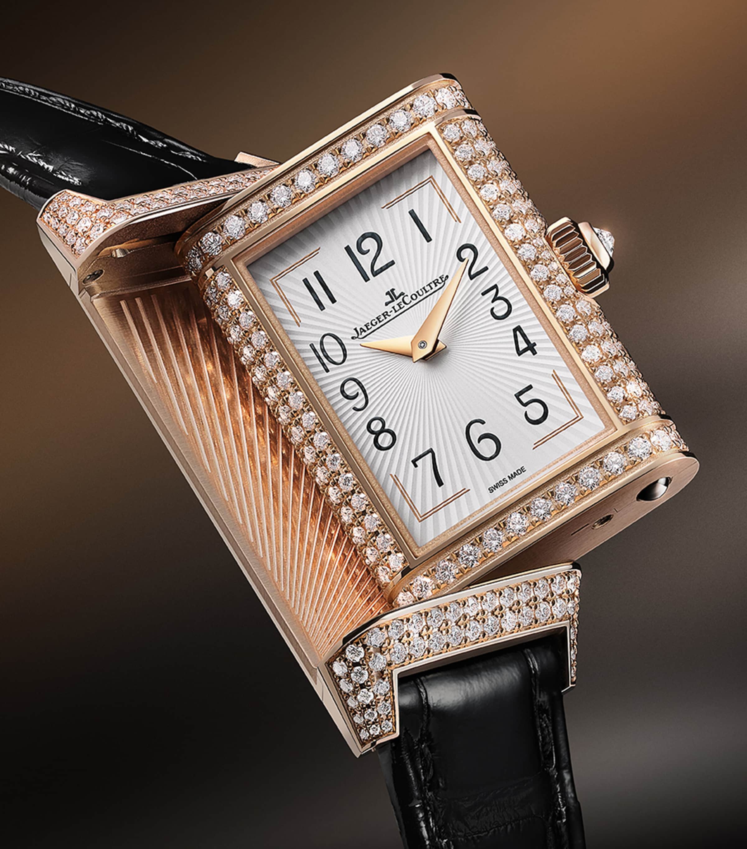 Pink Gold Reverso One Jewellery Watch 20mm PINK GOLD Image 5