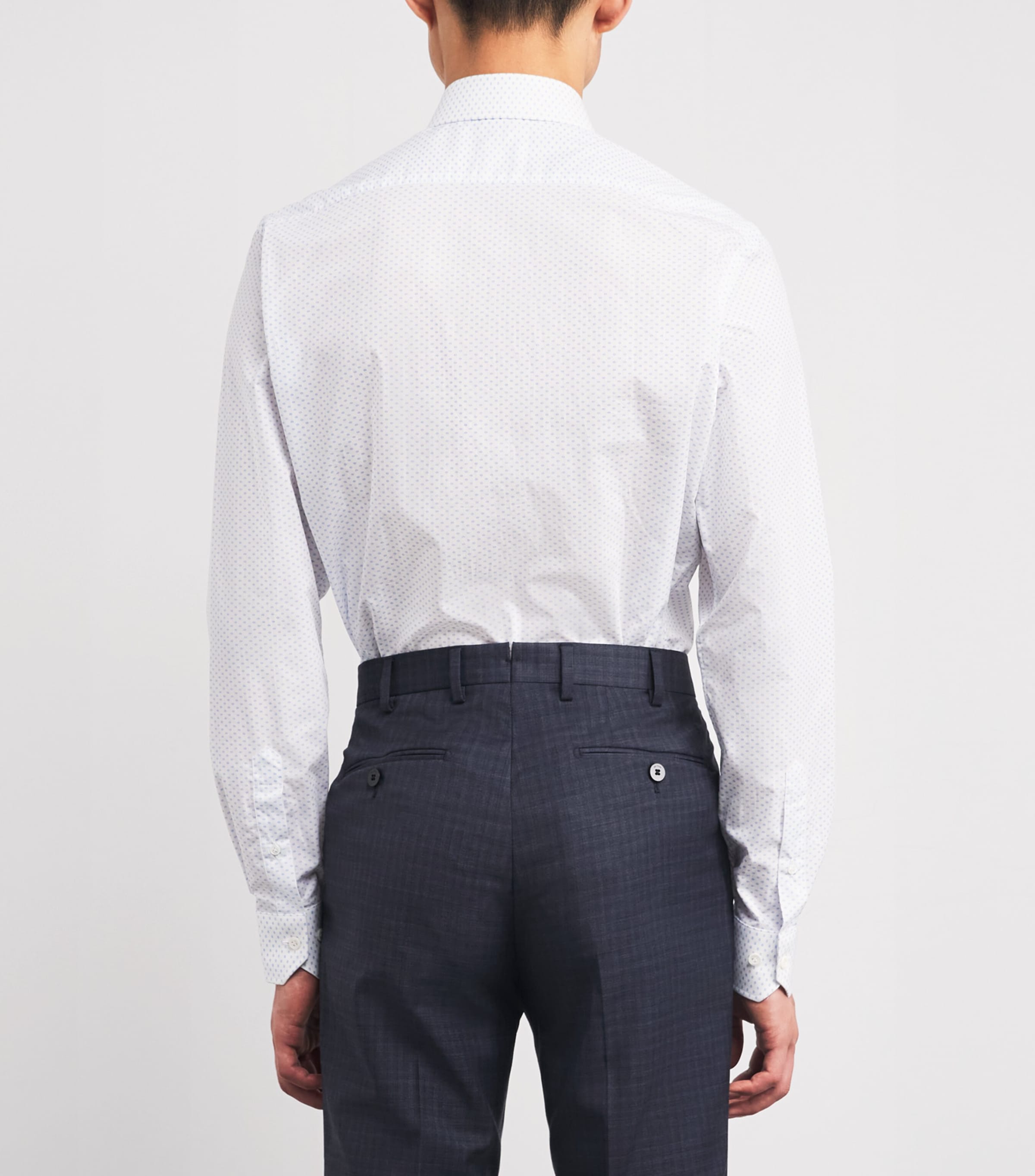 Wool Check 2-Piece Suit 01 BLUE NAVY Image 4