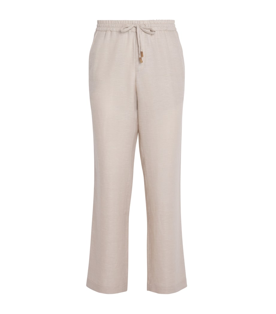 Cashmere-Linen Trousers 82805 SAND Image 1