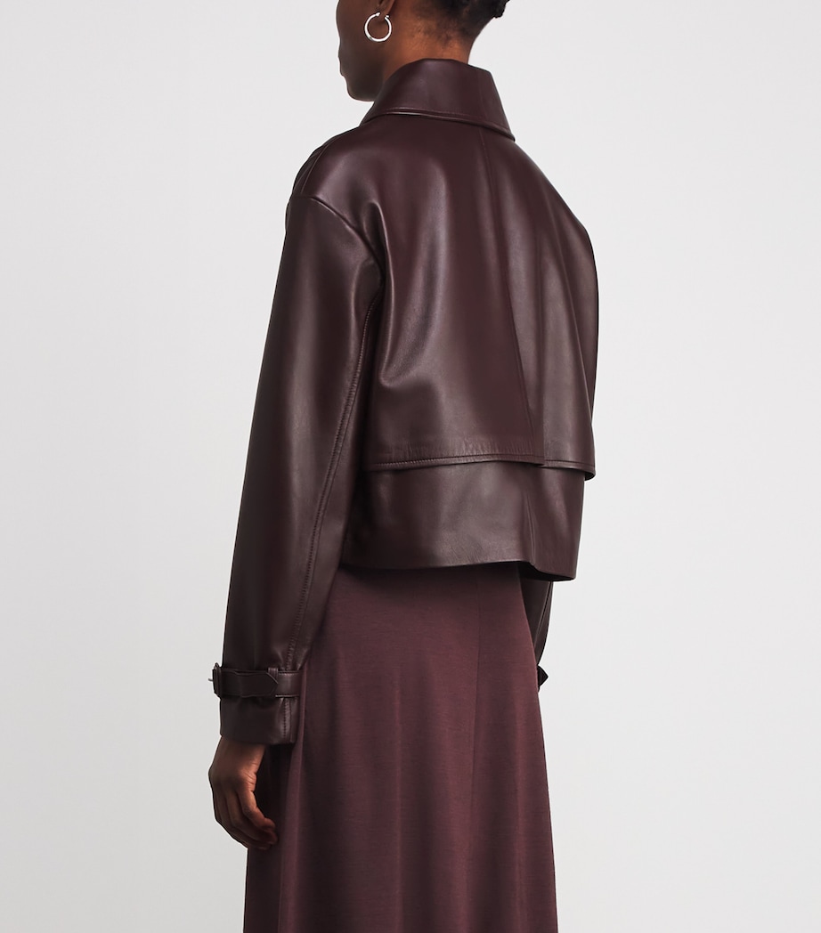 Blaise Leather Jacket MARASCHINO Image 4