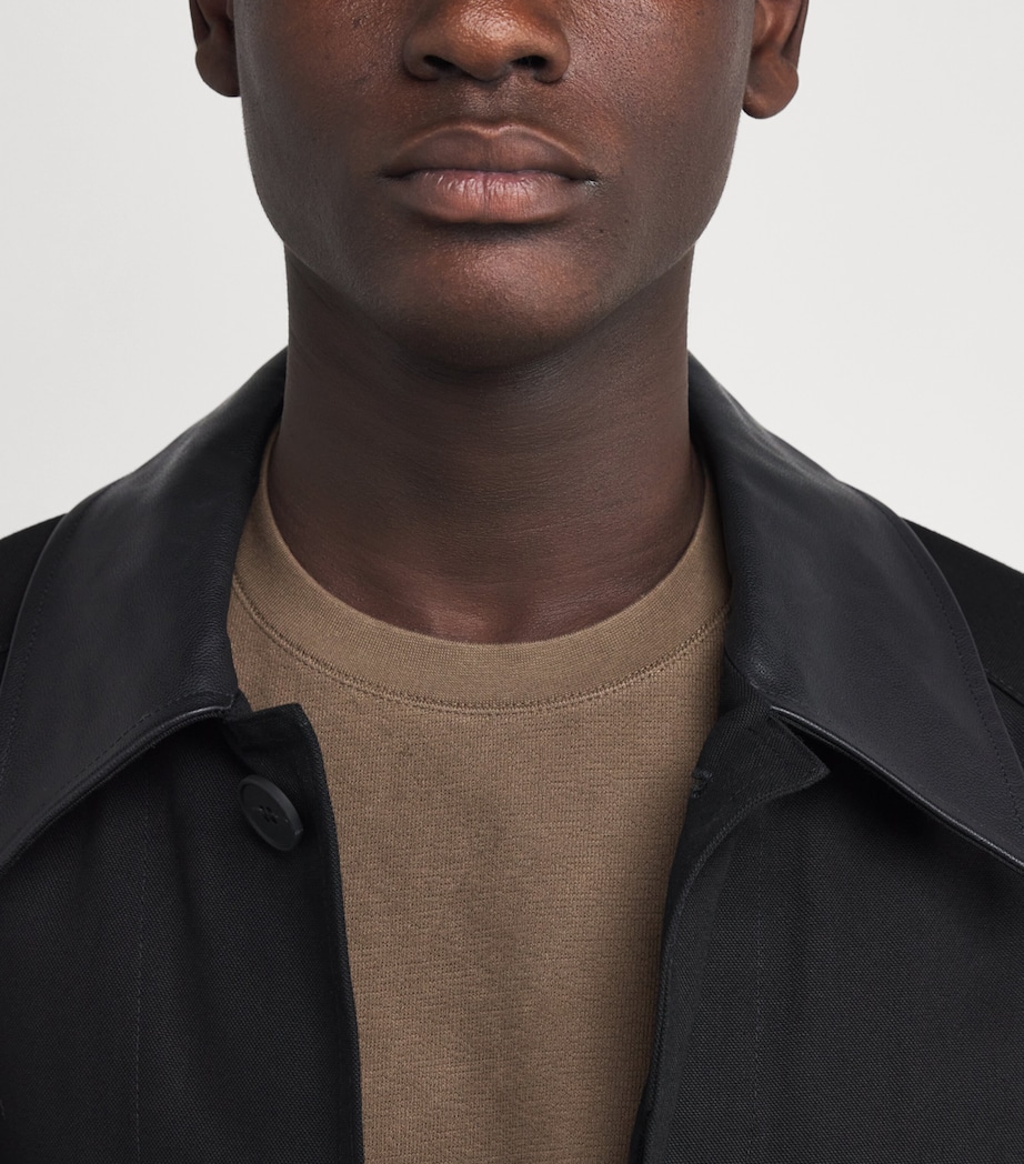 Organic Cotton Dean T-Shirt KHAKI BROWN Image 6