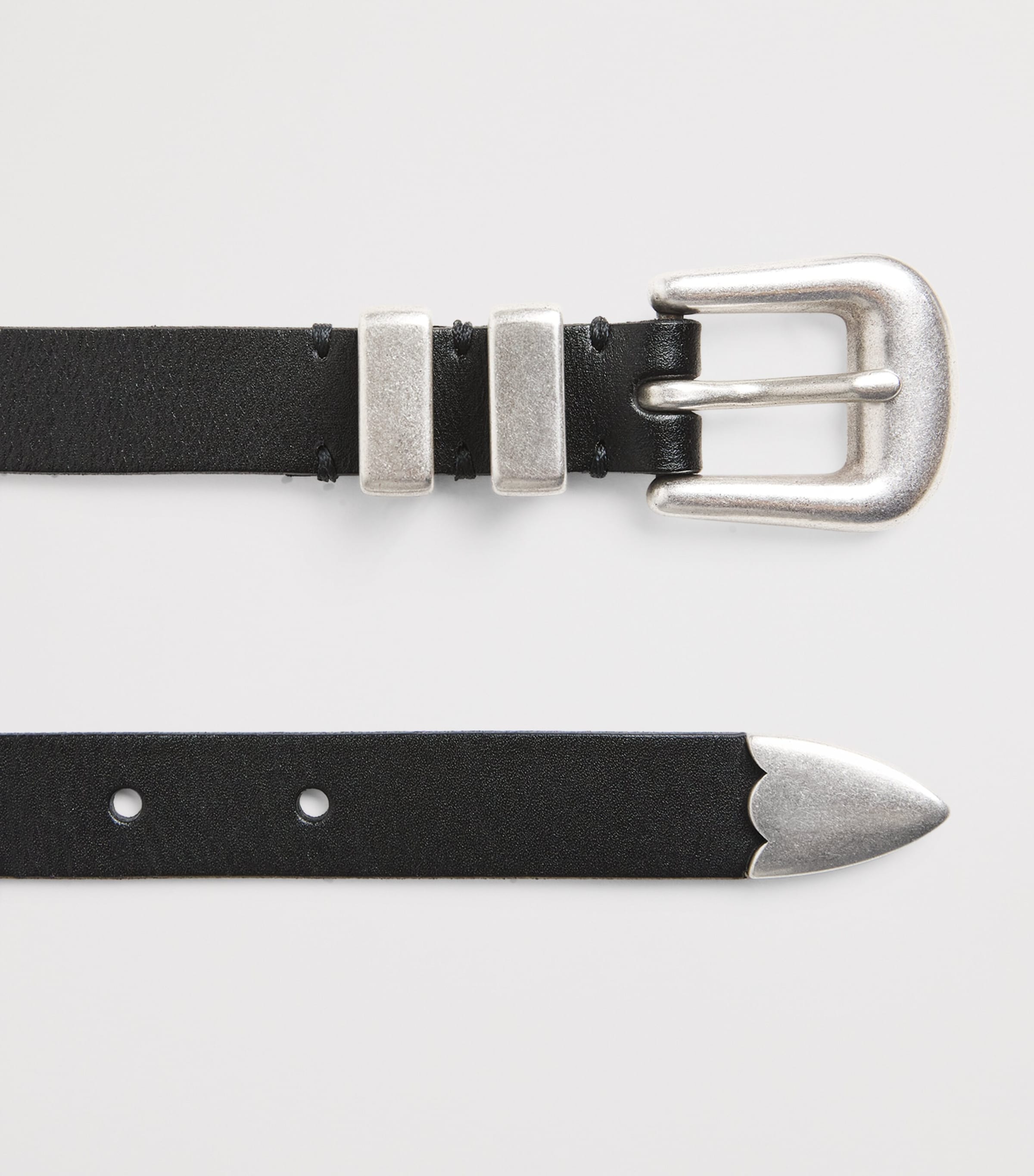 Polo Ralph Lauren Leather Western Belt Black Image 4