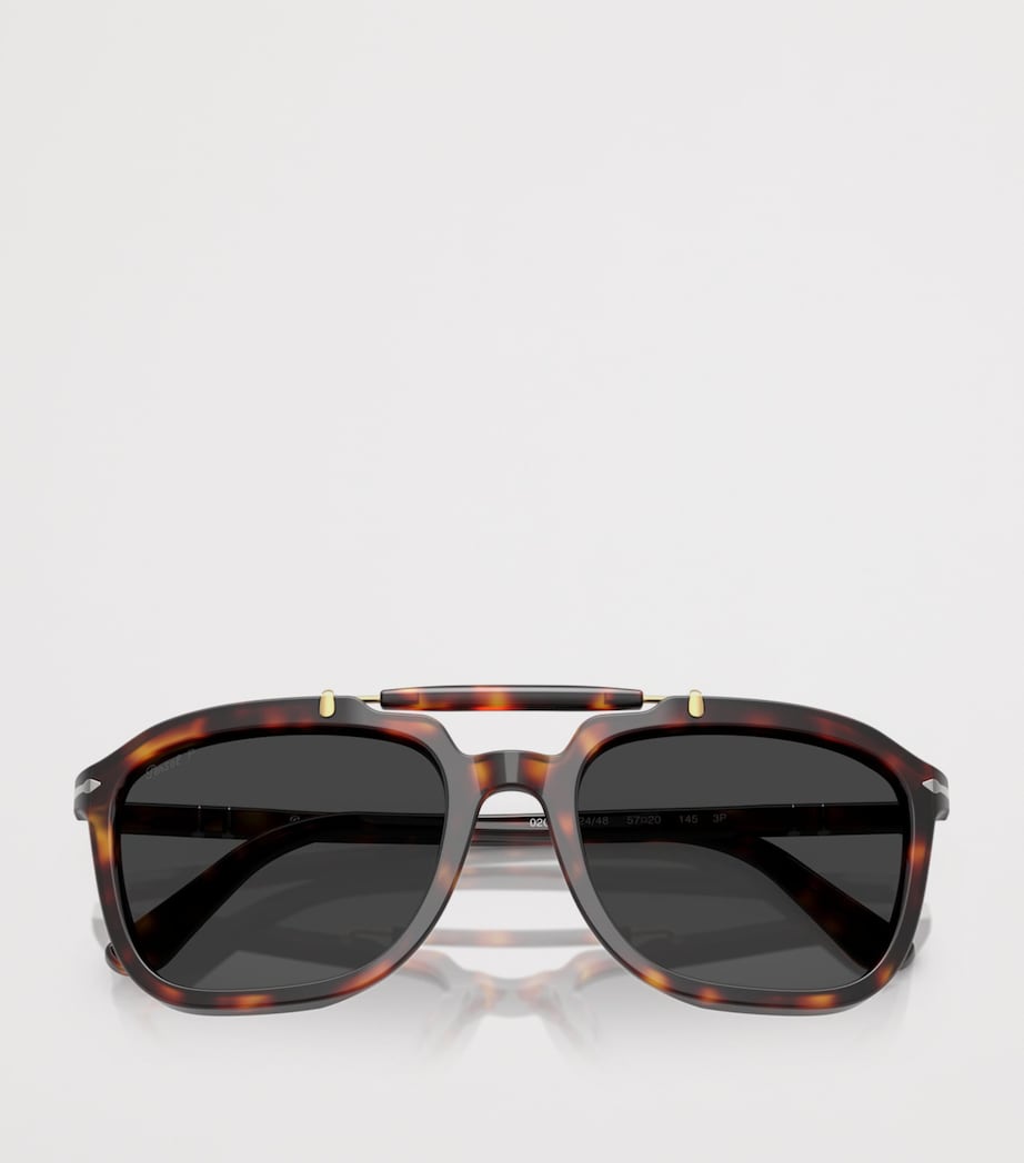 Persol Senna Series Square Sunglasses Brown Image 5