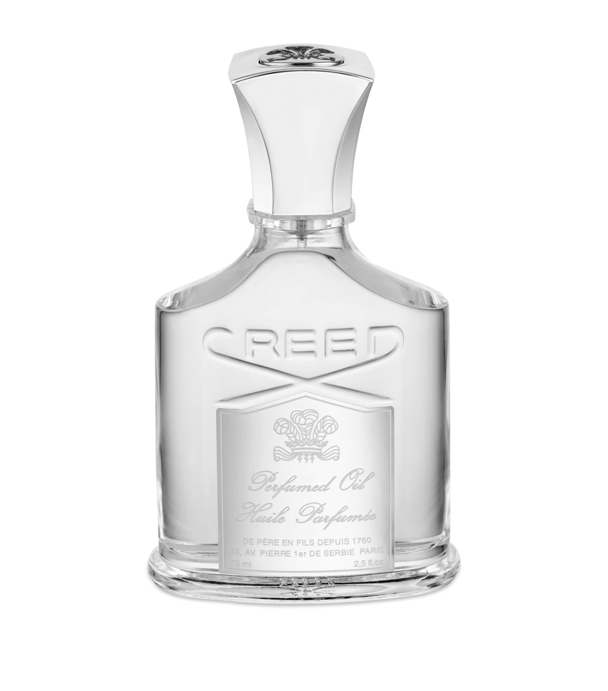 Creed Aventus Body Oil In White