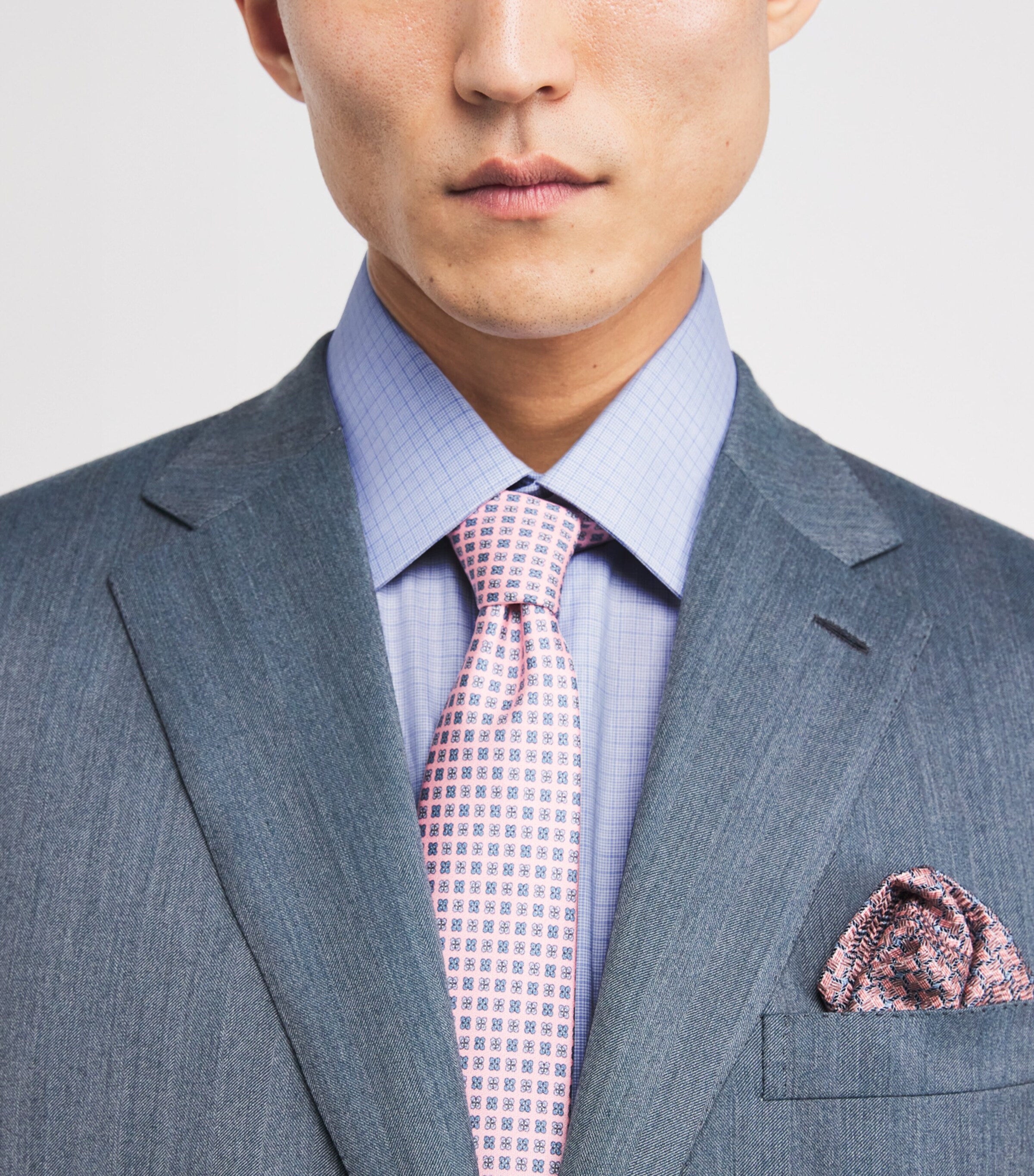 Brioni Mens Cotton Check Shirt Image 6
