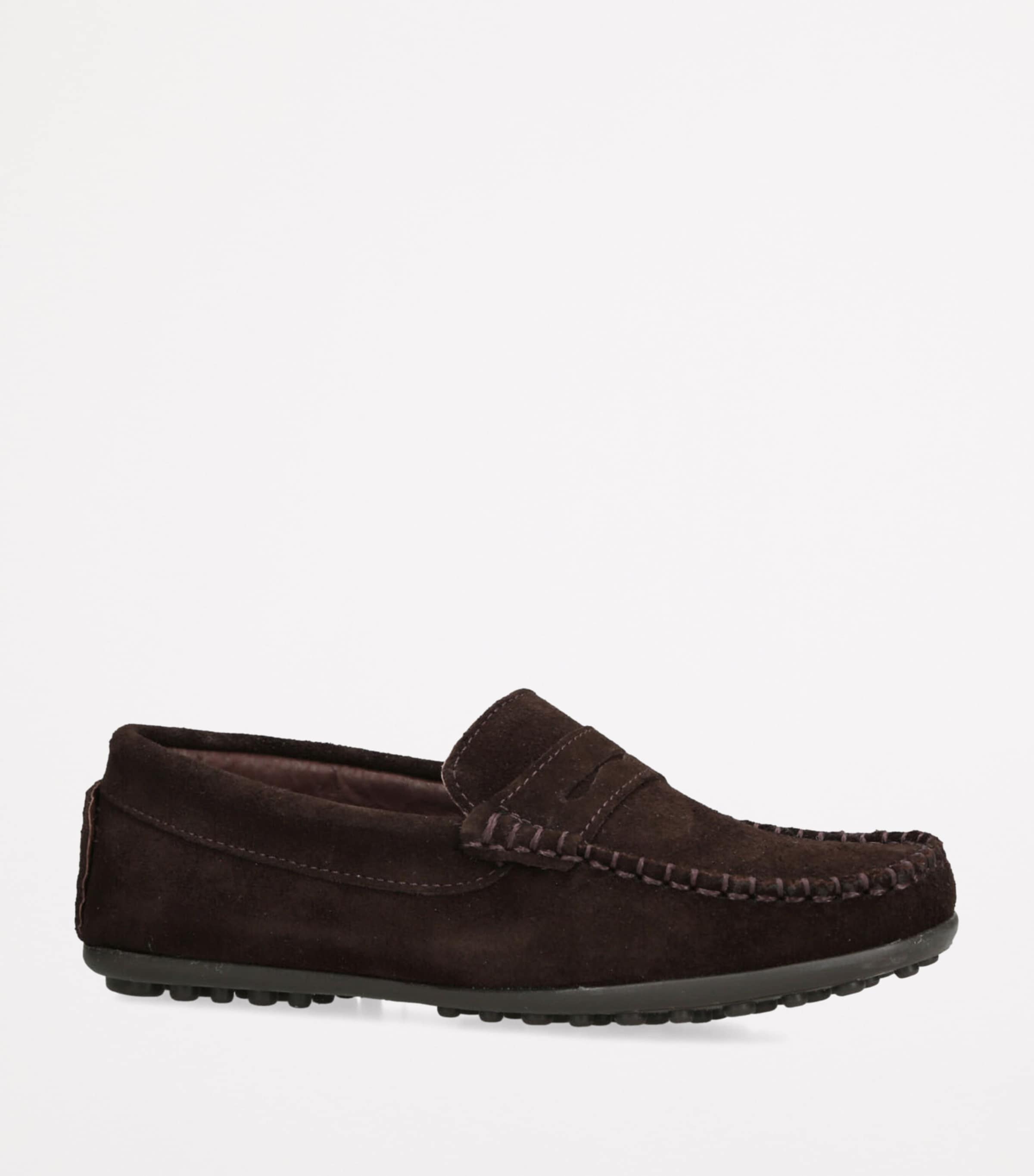 Suede Felix Loafers DARK BROWN Image 3