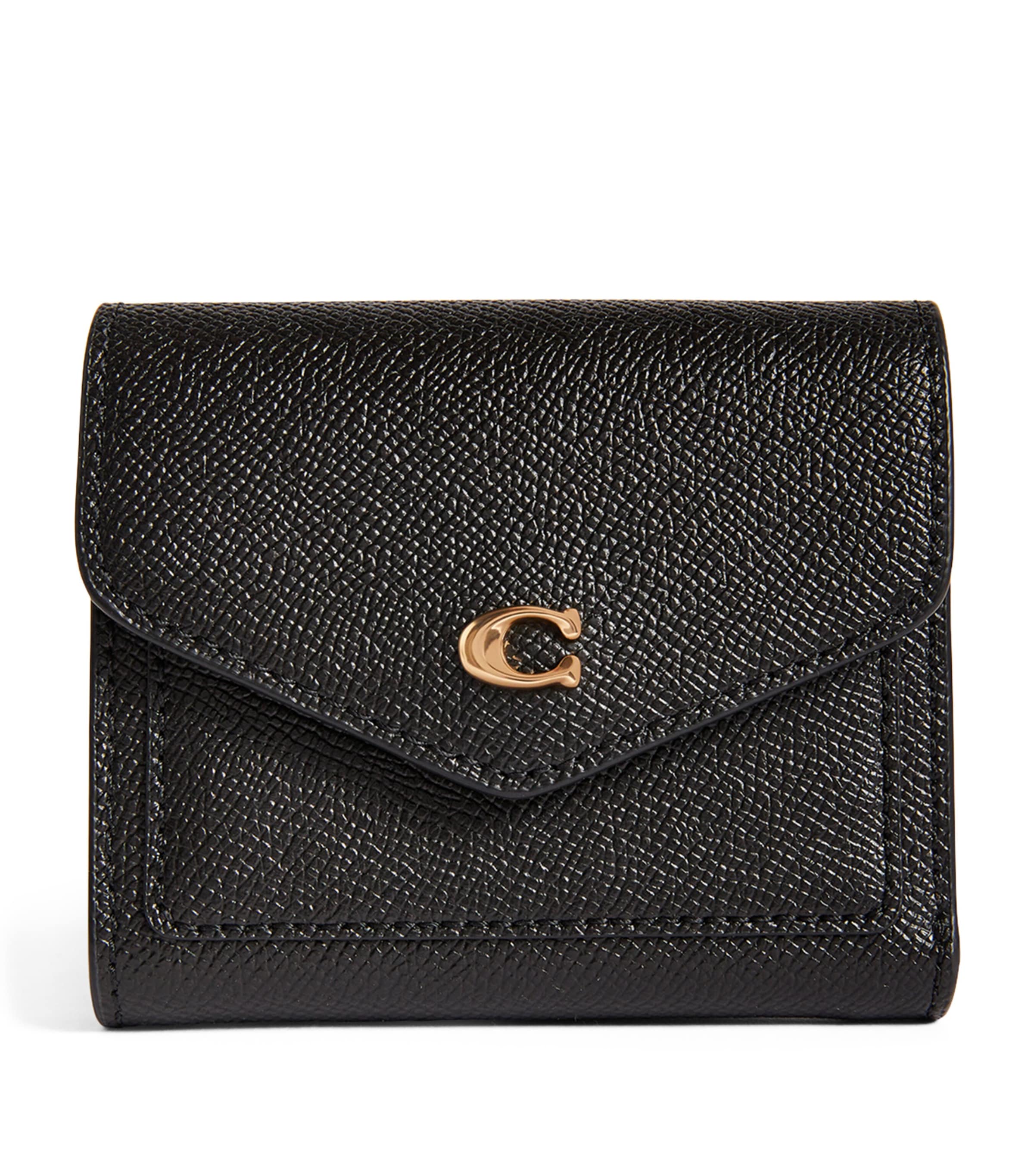 Coach Leather Wyn Wallet In Black