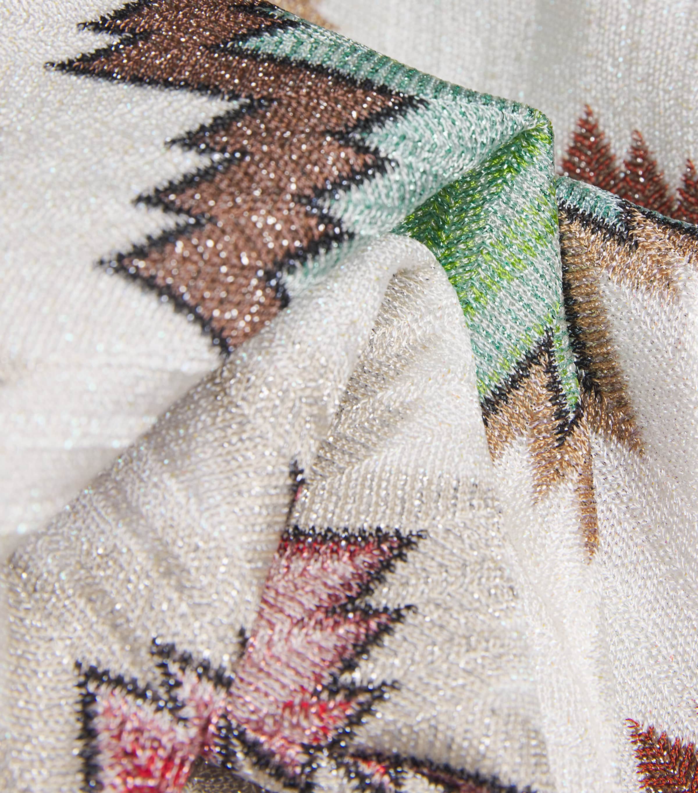 Knitted Snake Maxi Dress SM9Y3 MULTI W WHITE Image 5