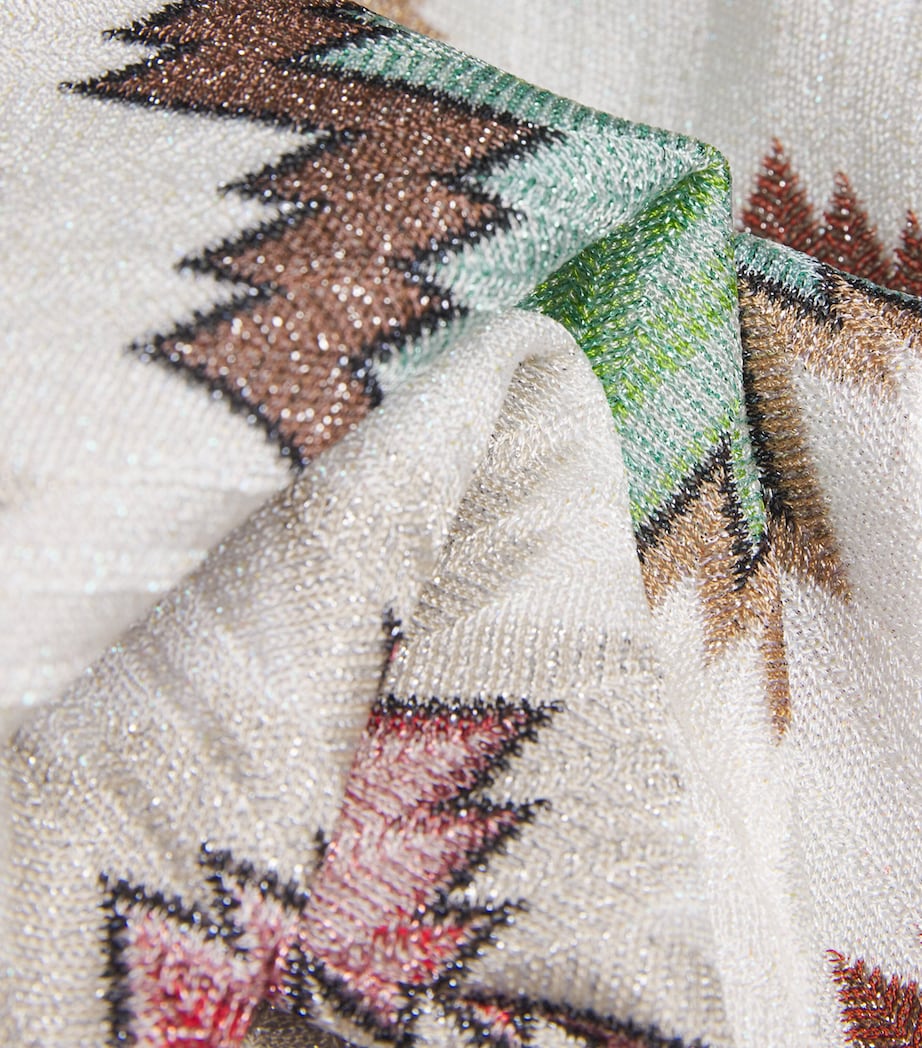 Knitted Snake Maxi Dress SM9Y3 MULTI W WHITE Image 5