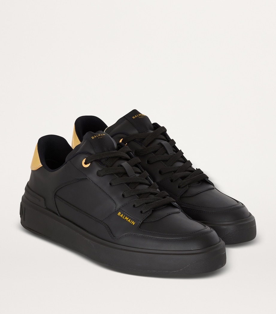 Leather B-Court Flip Sneakers EAD NOIR/OR Image 2