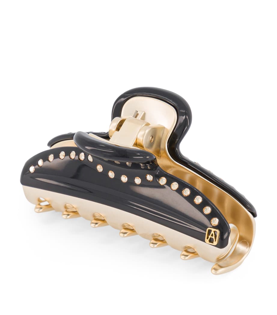 Gold-Plated Claw Hair Clip N3- NOIR B/OR Image 2