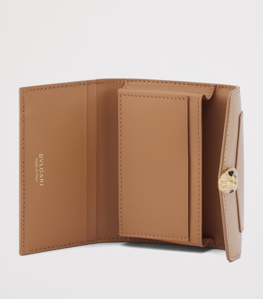 Serpenti Forever Business Card Holder BEIGE MEDIUM Image 3