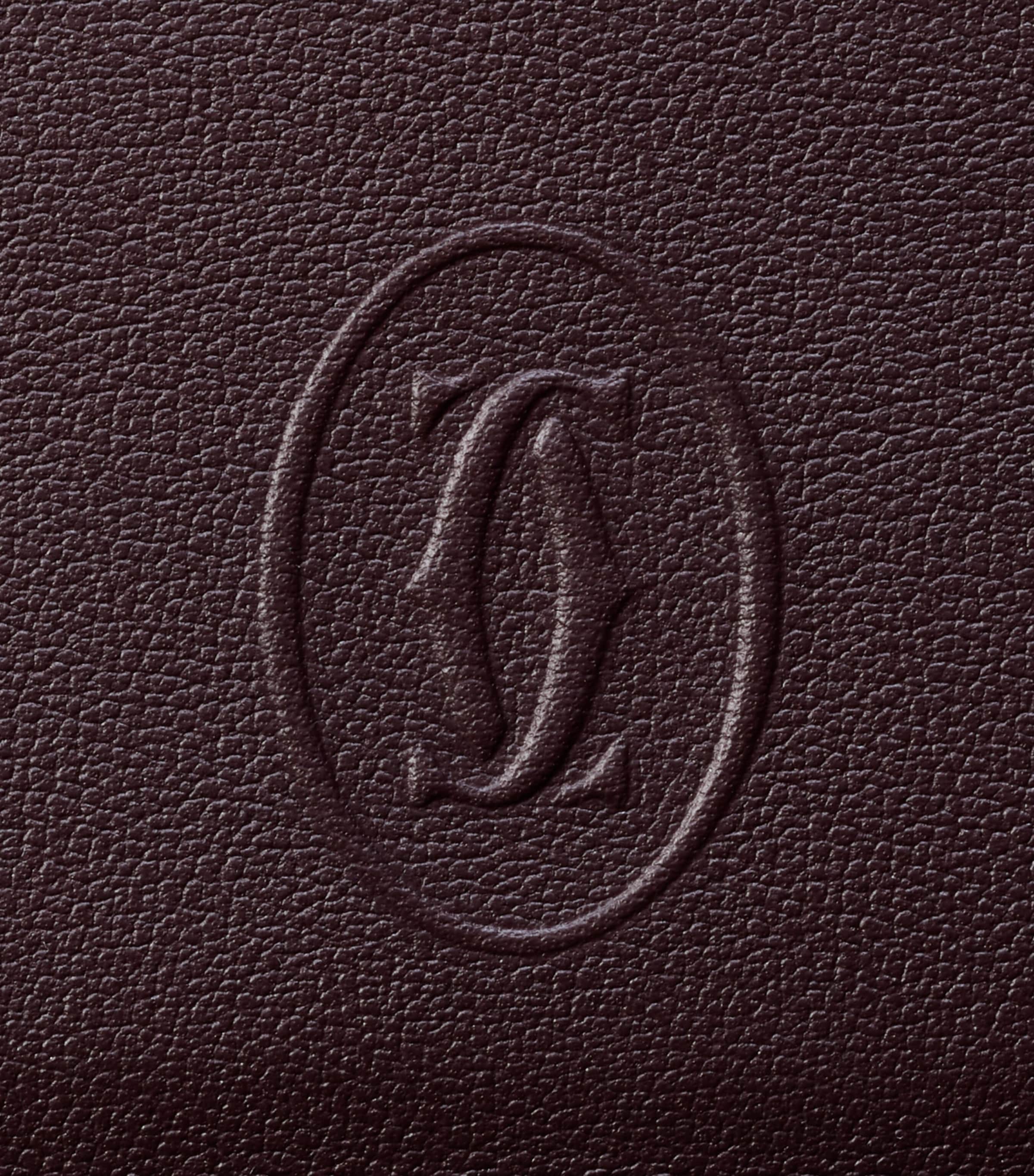 Cartier Leather Must de Cartier Double Card Holder Ebony Image 4