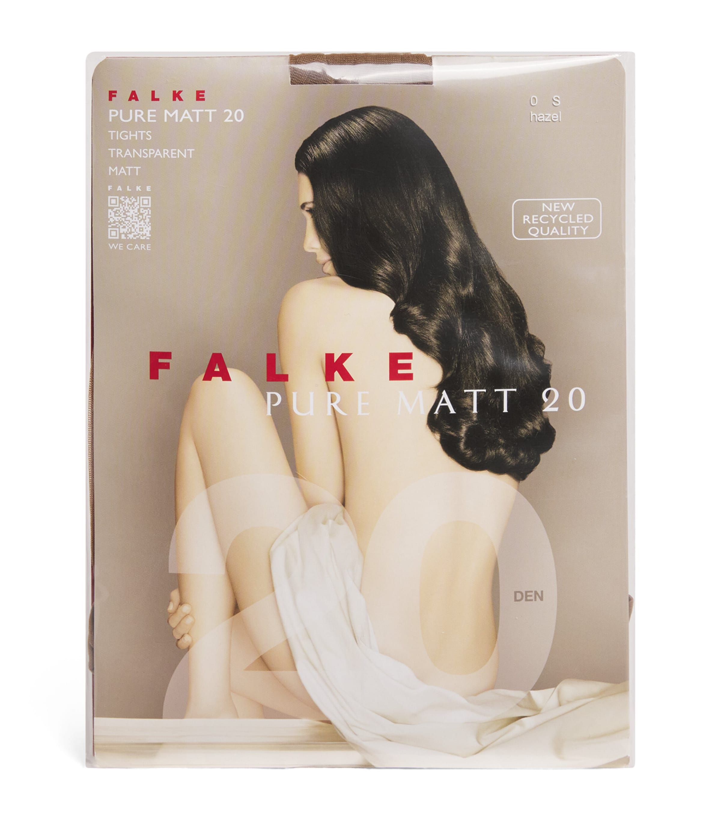 Falke Womens Pure Matt 20 Tights Hazel Image 1