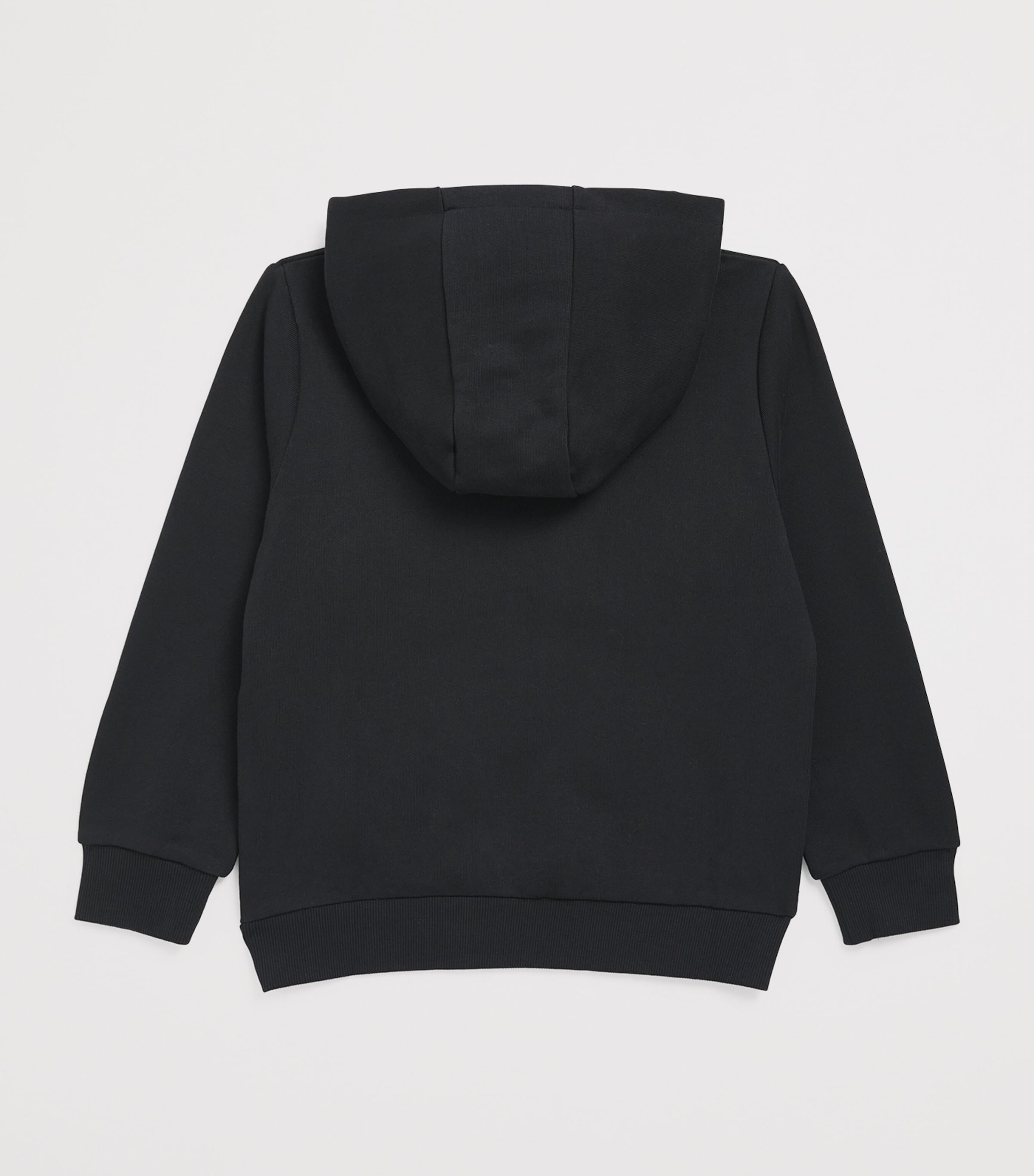 Cotton Elephant Hoodie (2-14 Years) BLACK Image 2
