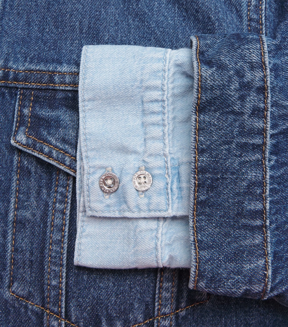 Double Trucker Denim Jacket U73DM SHADOW Image 5